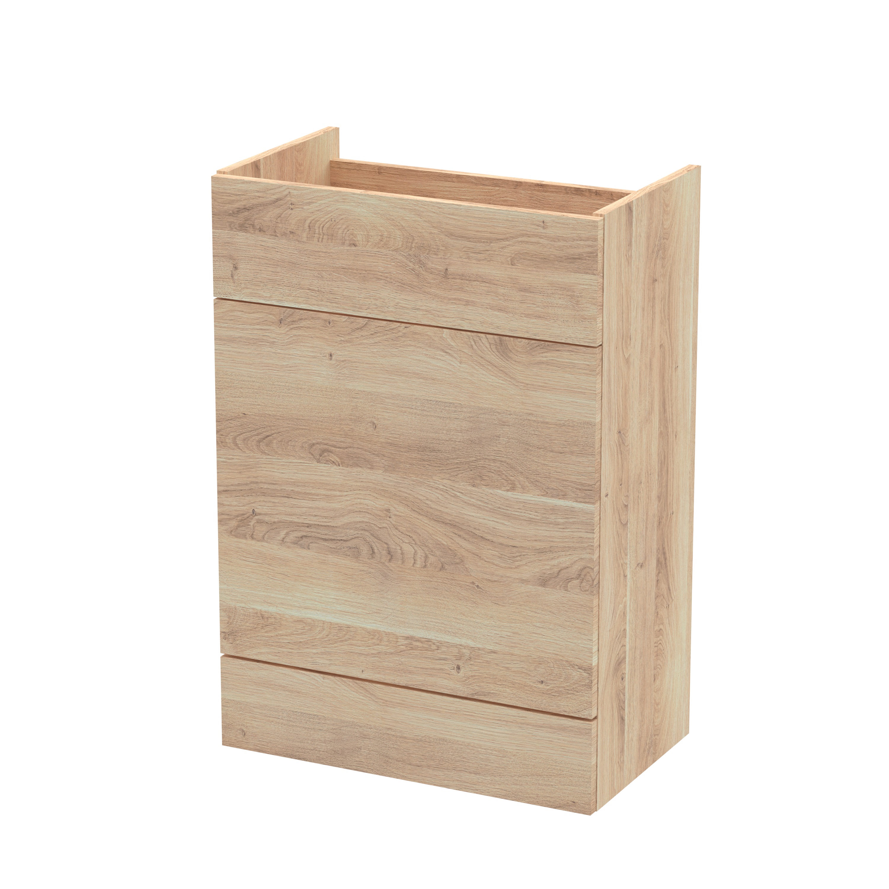 Hudson Reed Fusion Bleached Oak 600mm WC Unit OFF3048