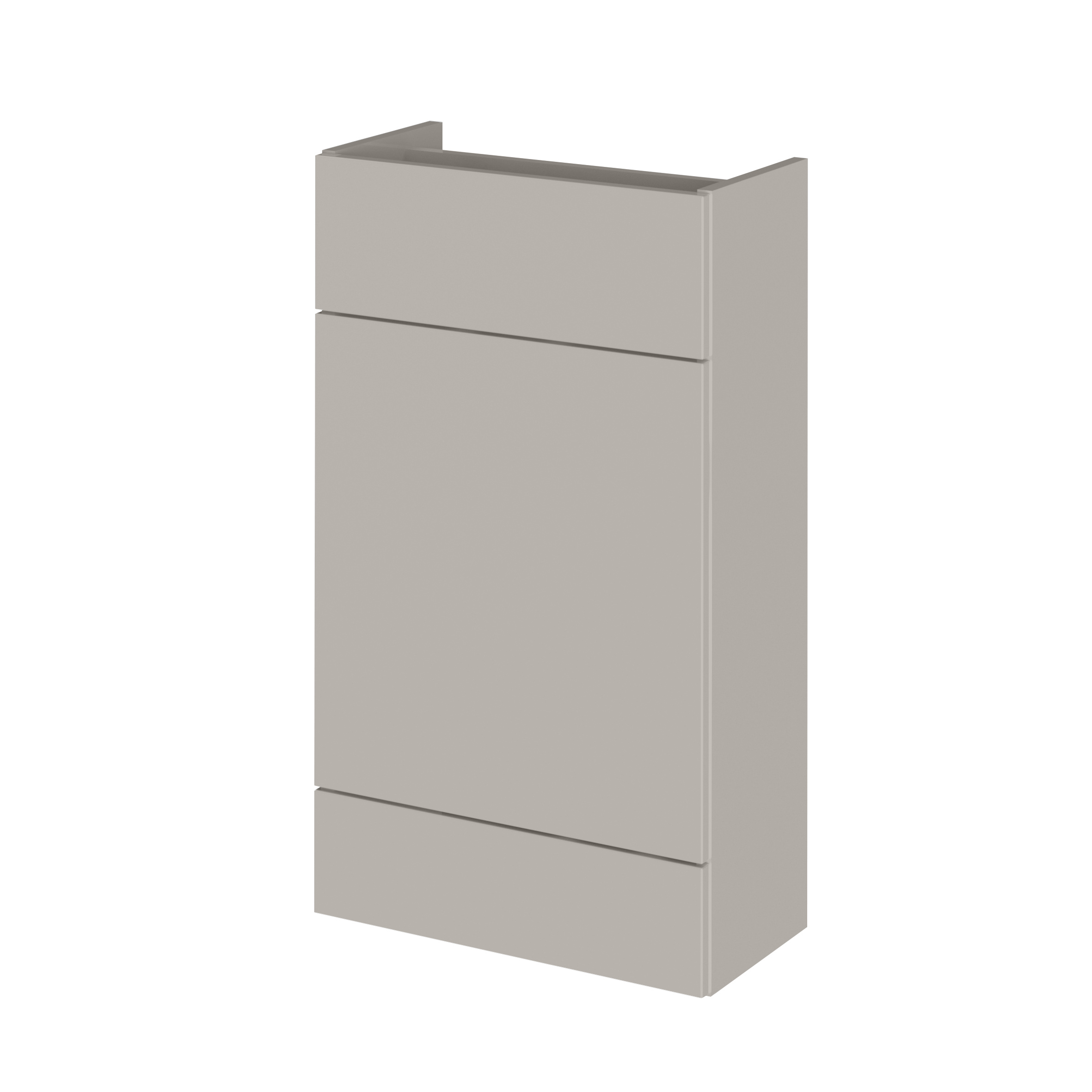 Hudson Reed Fusion Pebble Grey 500mm WC Unit Compact OFF3245
