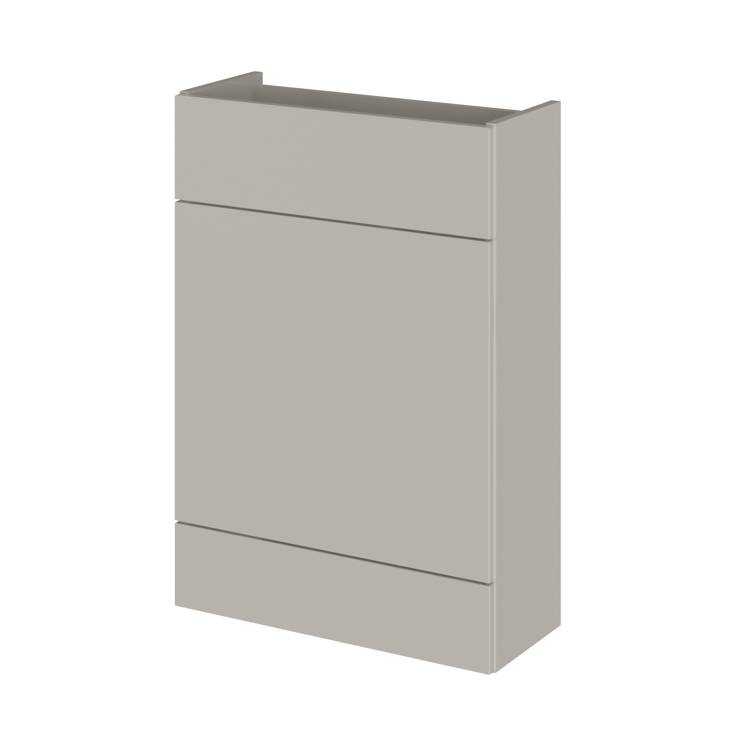 Hudson Reed Fusion Pebble Grey 600mm WC Unit Compact OFF3247