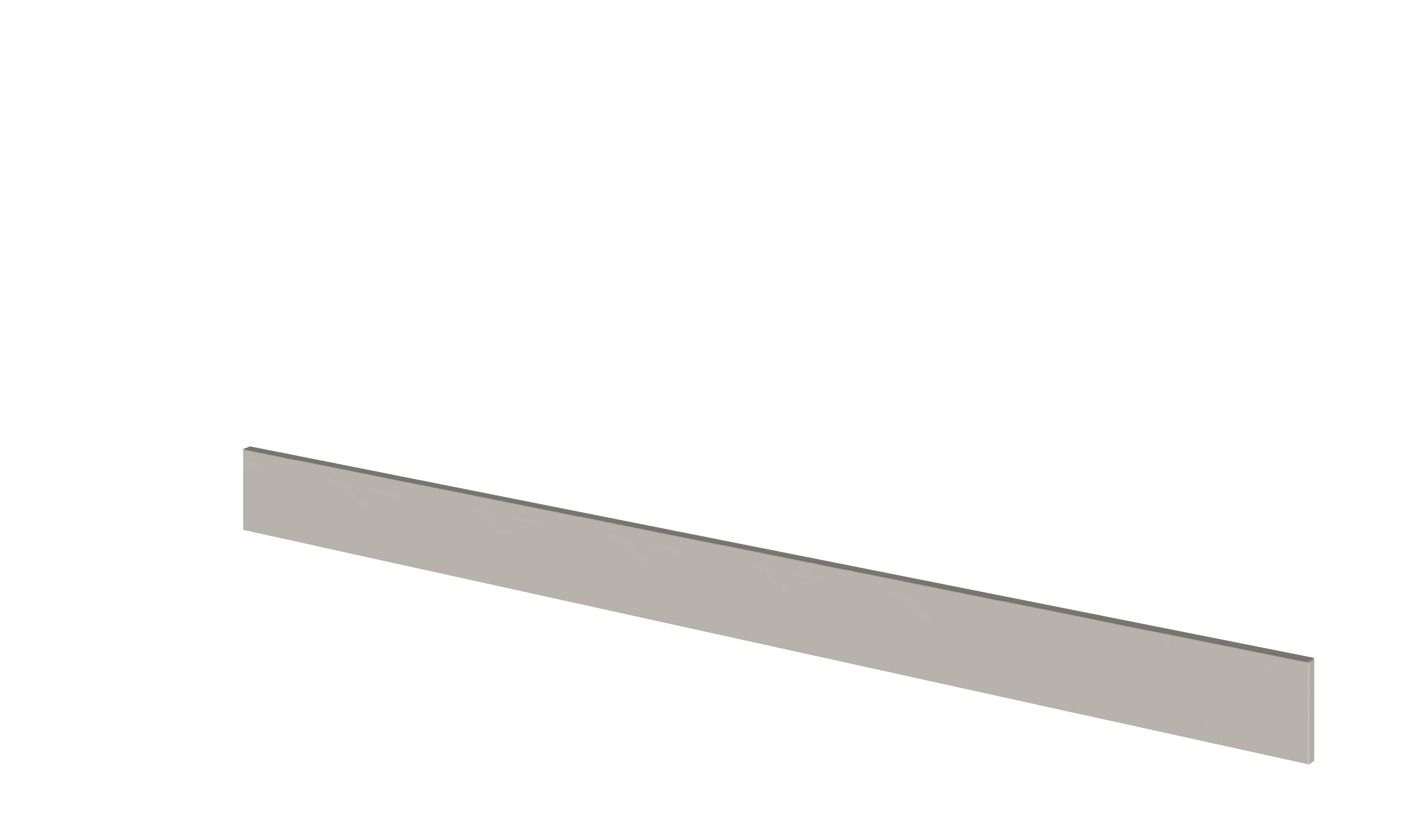 Hudson Reed Fusion Pebble Grey 1250mm Plinth OFF3291
