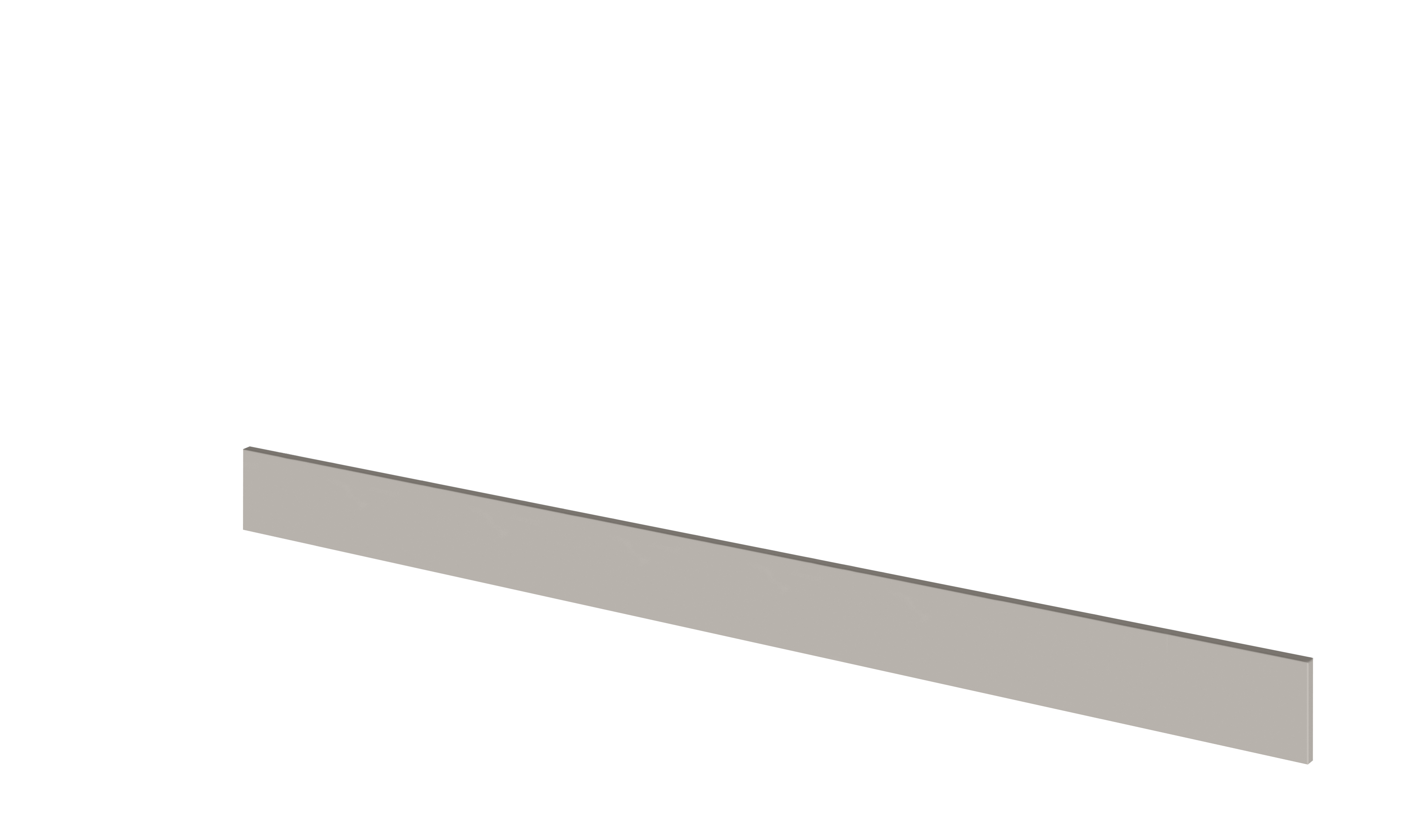 Hudson Reed Fusion Pebble Grey 2000mm Plinth OFF3293