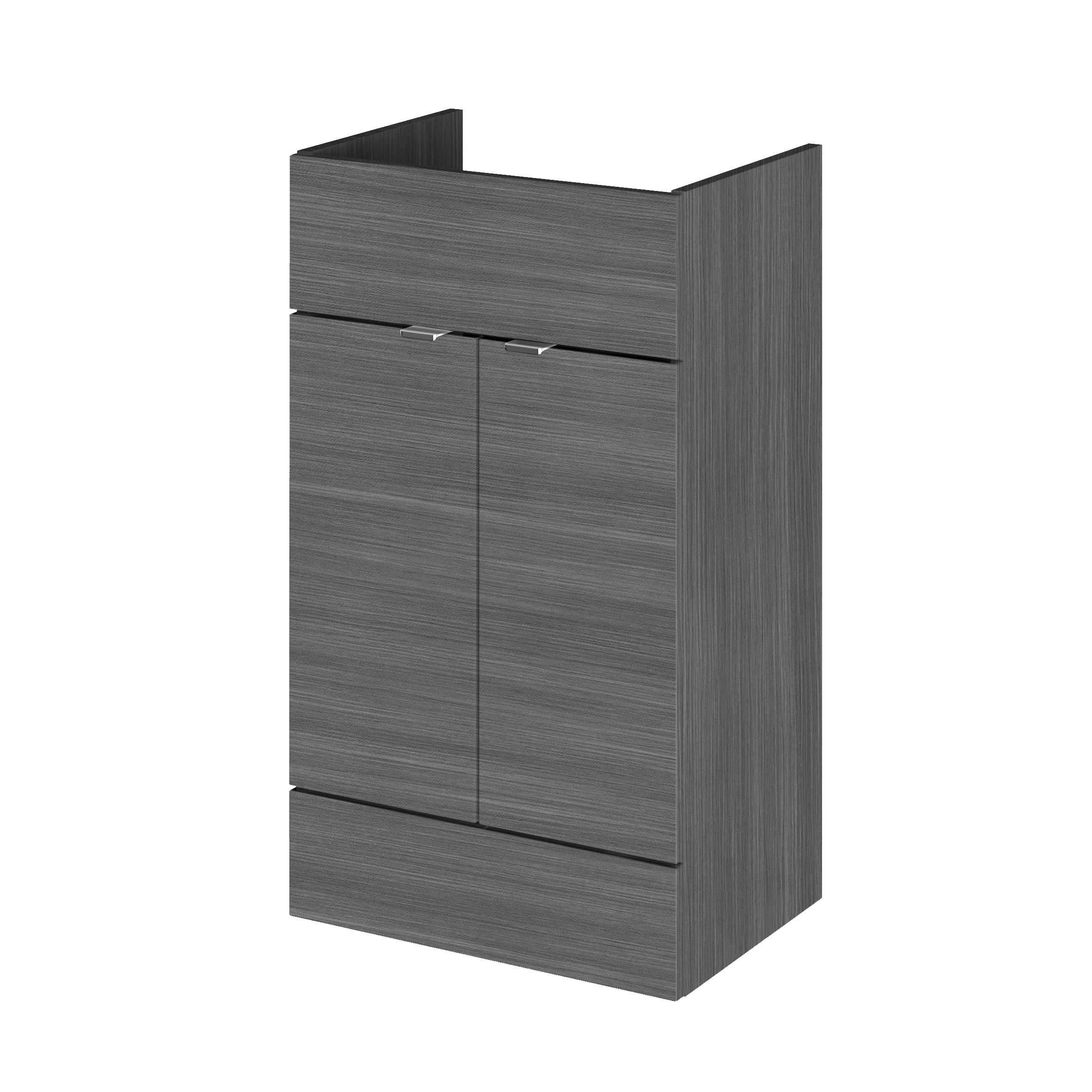 Hudson Reed Fusion Anthracite Woodgrain 500mm Vanity Unit OFF506