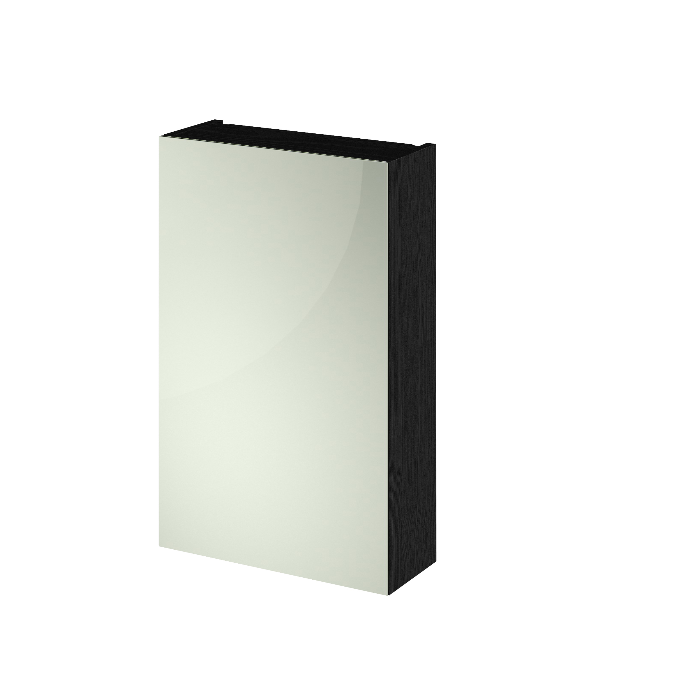 Hudson Reed Nuie Fusion Charcoal Black 450mm Mirror Cabinet OFF616