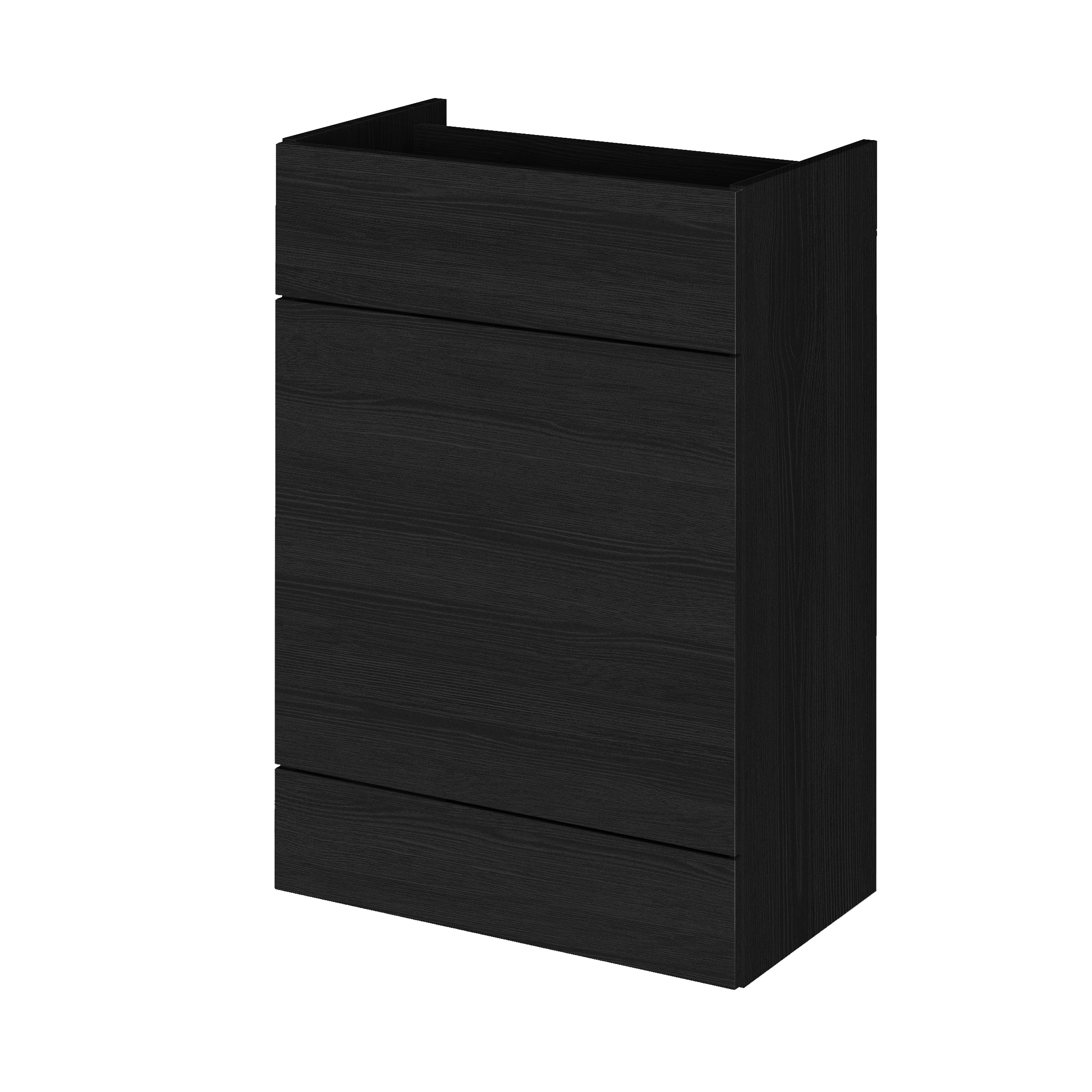 Hudson Reed Fusion Charcoal Black 600mm WC Unit OFF648