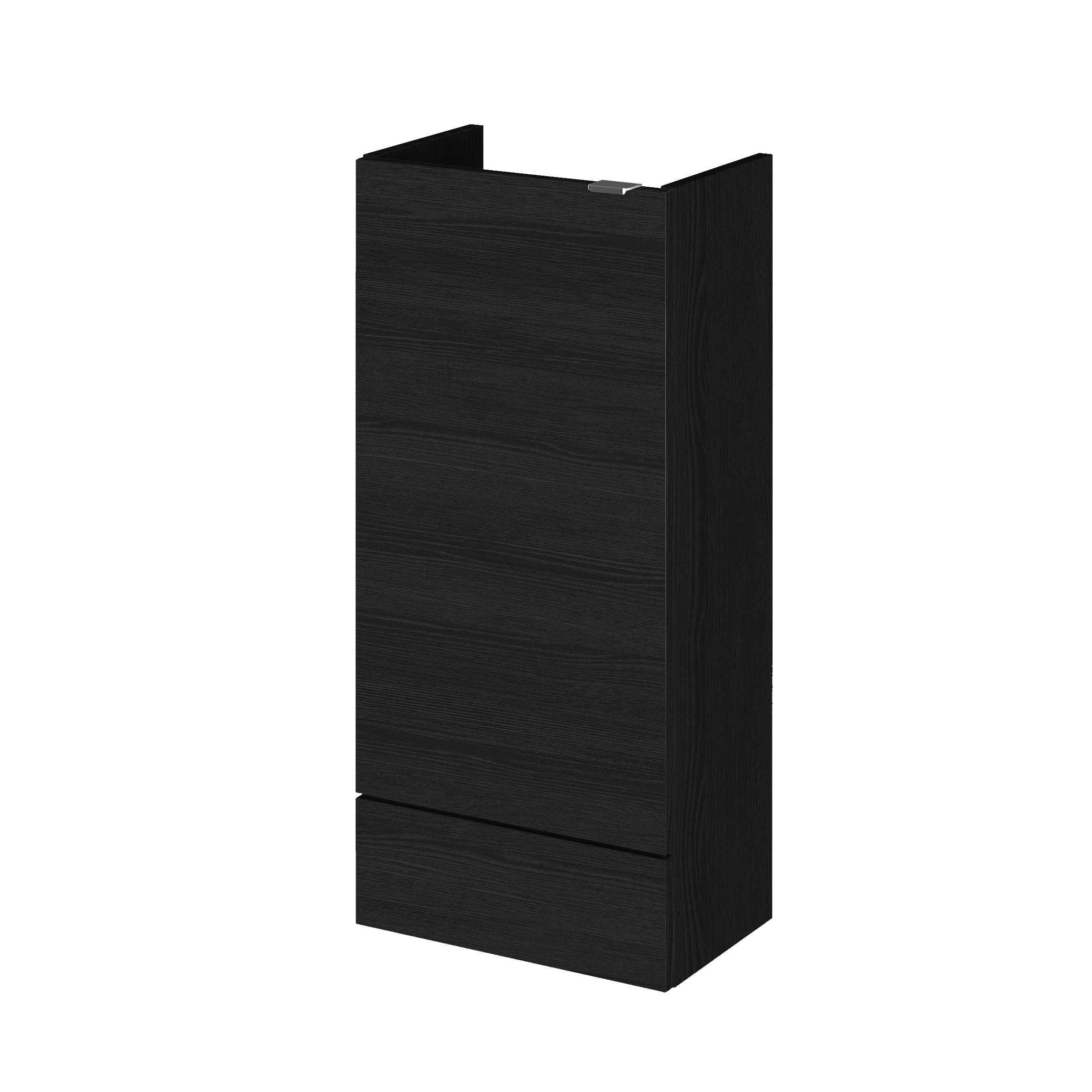 Hudson Reed Fusion Charcoal Black 400mm Vanity Unit Compact OFF683