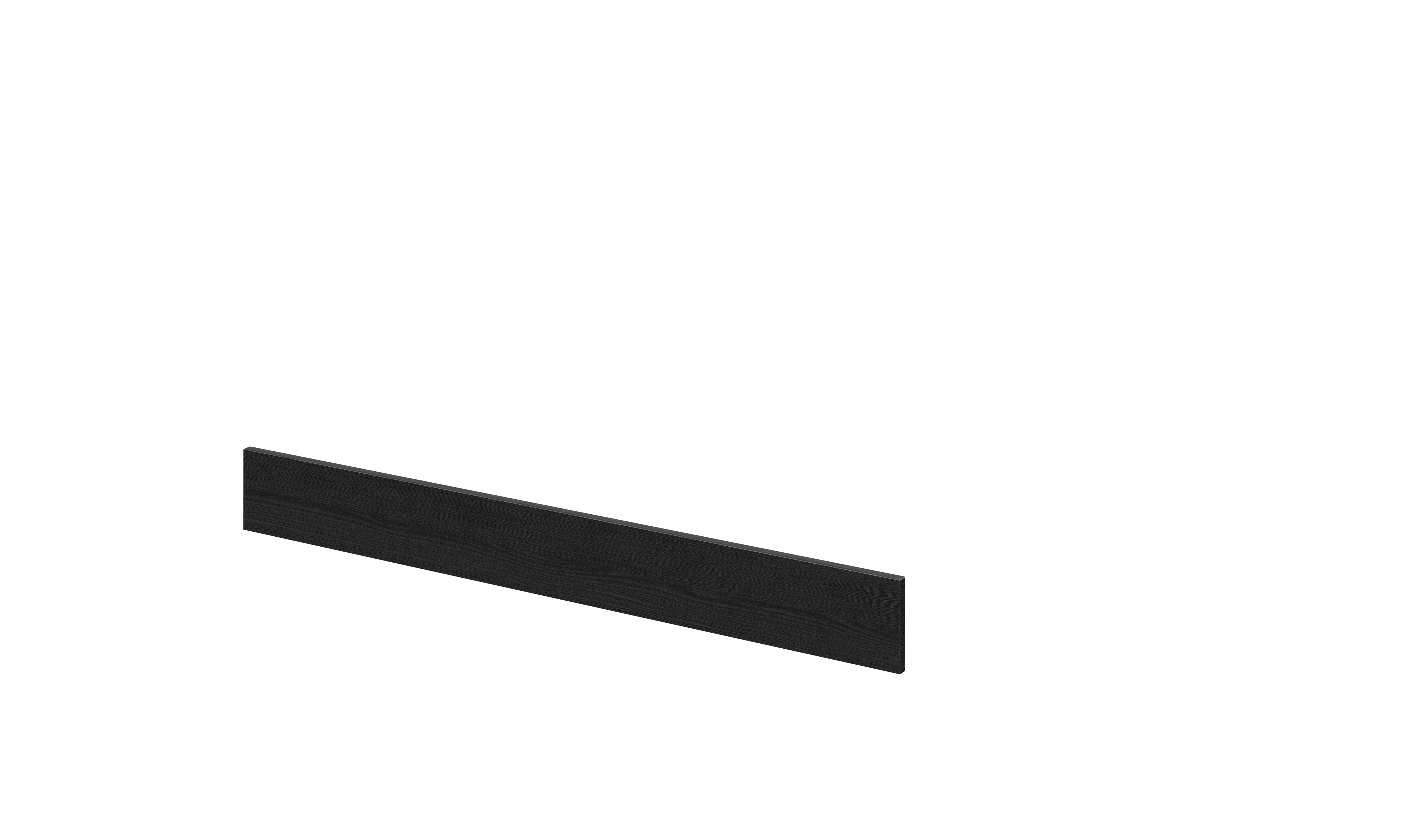 Hudson Reed Fusion Charcoal Black 1250mm Plinth OFF691