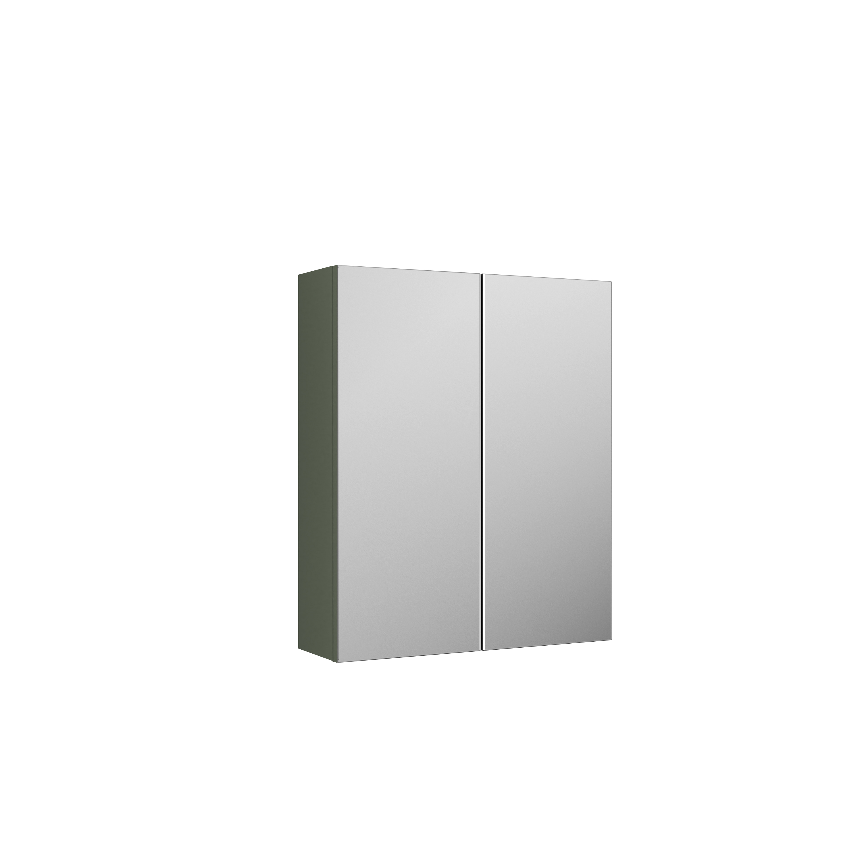 Nuie Arno Satin Green 600mm Mirror Unit 50 50 OFF817