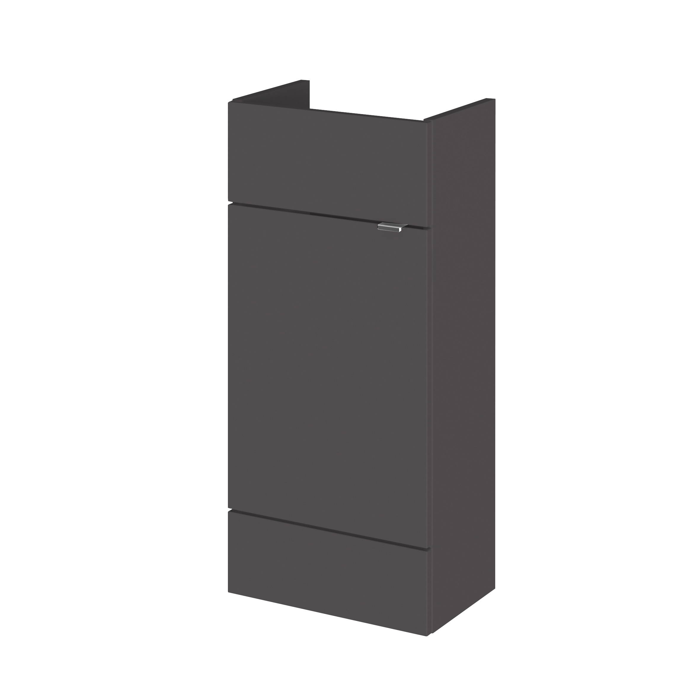 Hudson Reed Fusion Gloss Grey 400mm Vanity Unit Compact OFF903