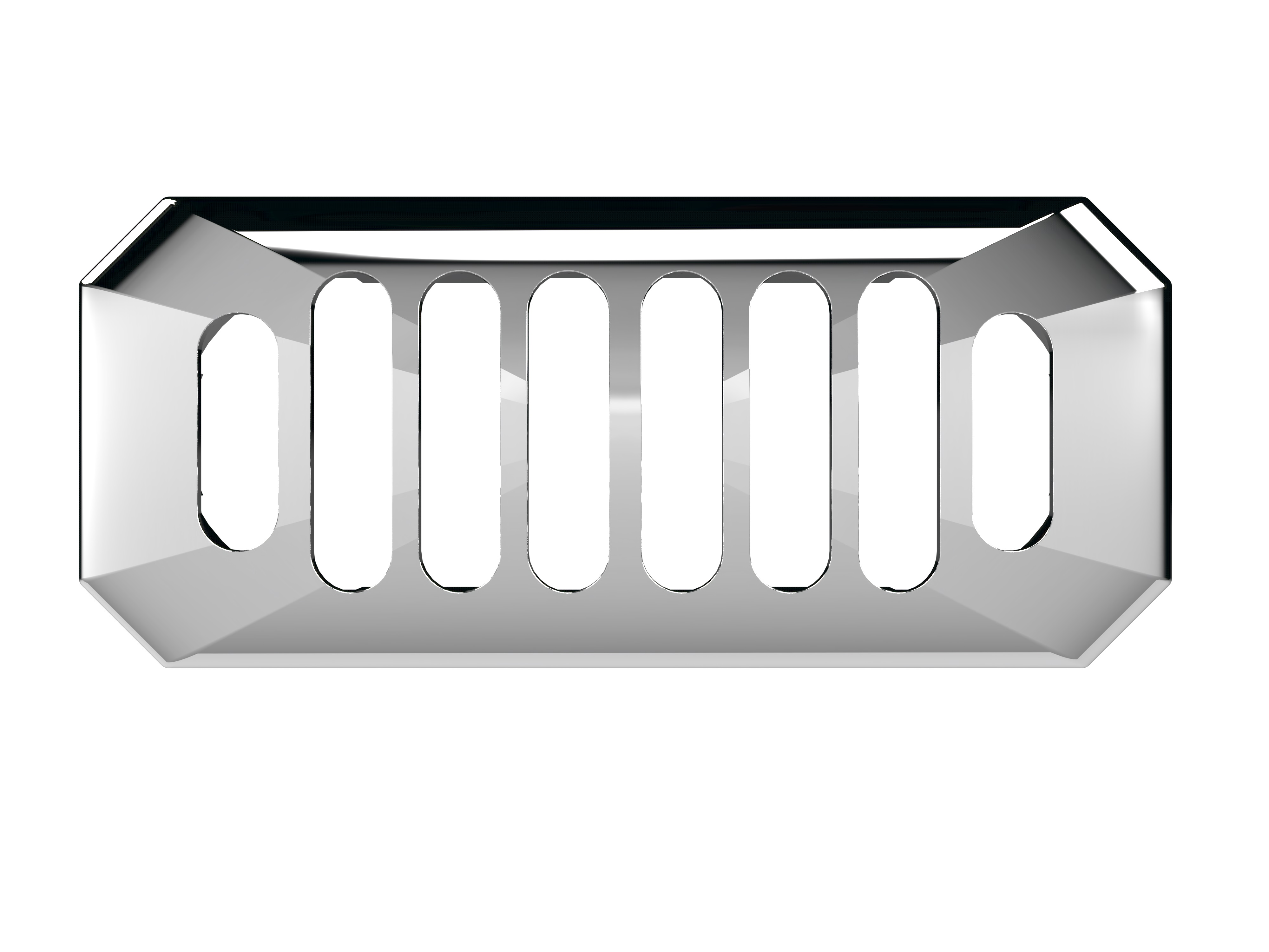 Hudson Reed Nuie Chrome Carlton Overflow Cover OVFL01C