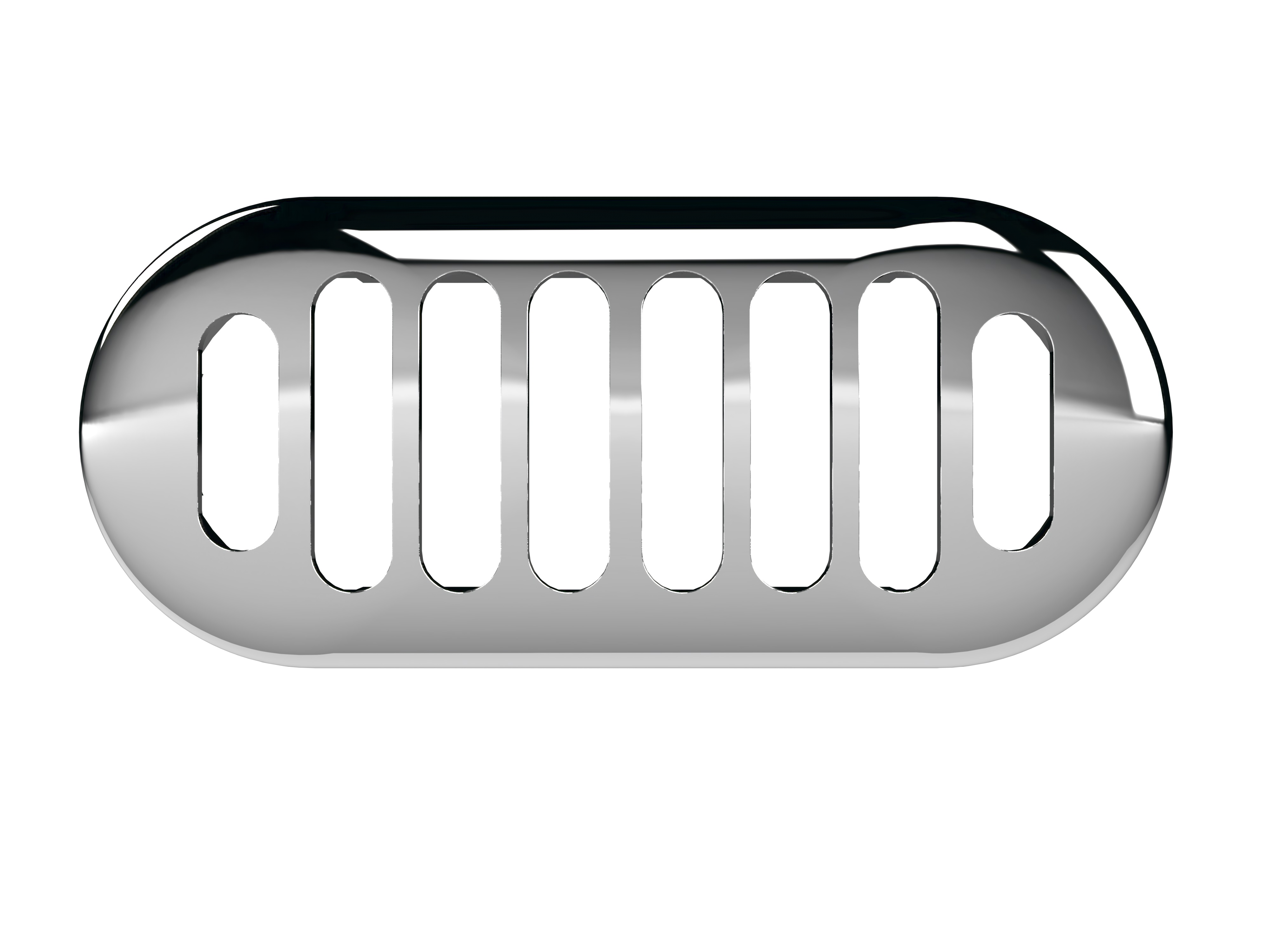 Hudson Reed Chrome Chancery Overflow Cover OVFL01R