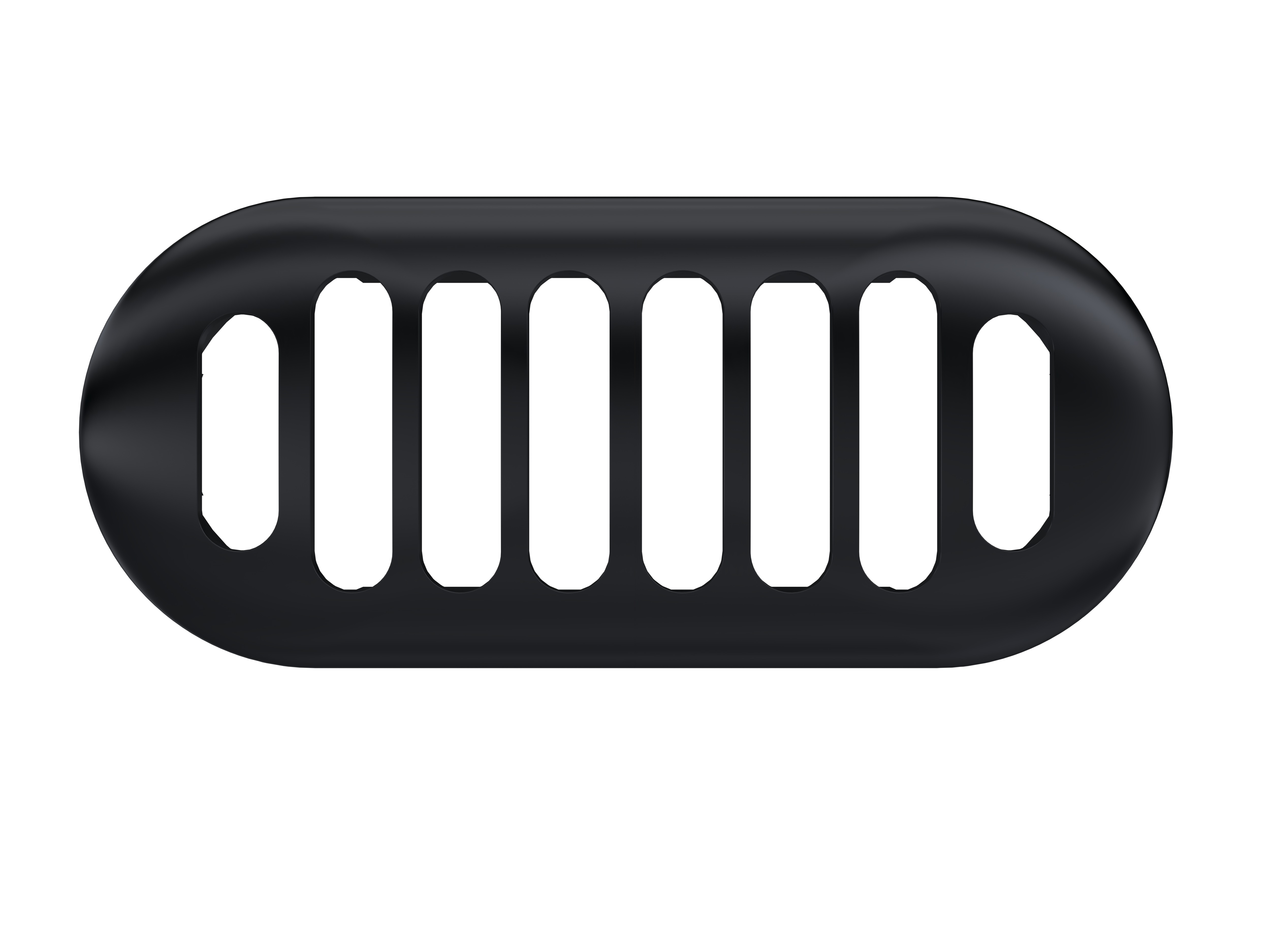 Hudson Reed Black Chancery Overflow Cover OVFL02R