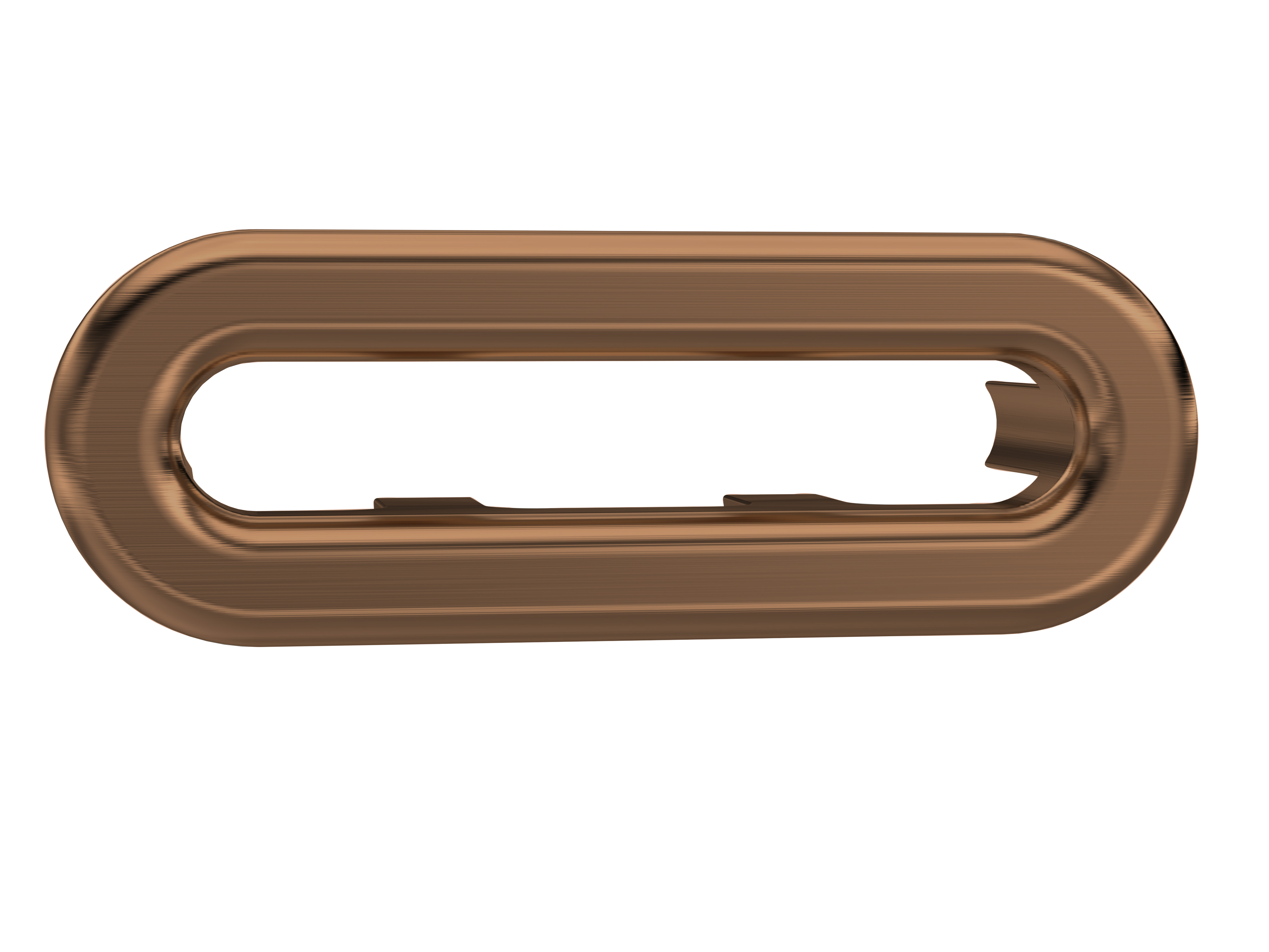 Nuie Brushed Bronze Oval Overflow Cover OVFL15U