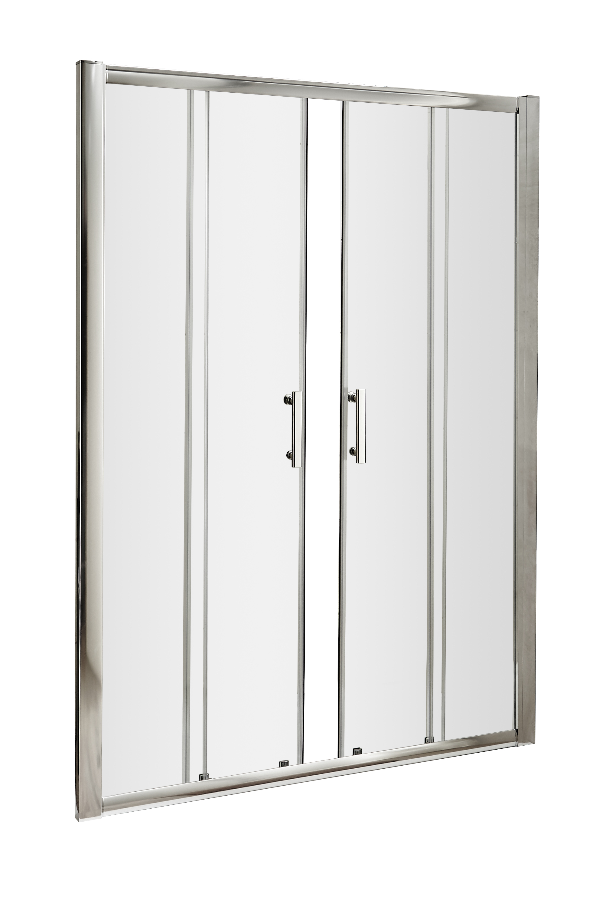 Hudson Reed Pacific Chrome 1400mm Double Sliding Door AQSLD14