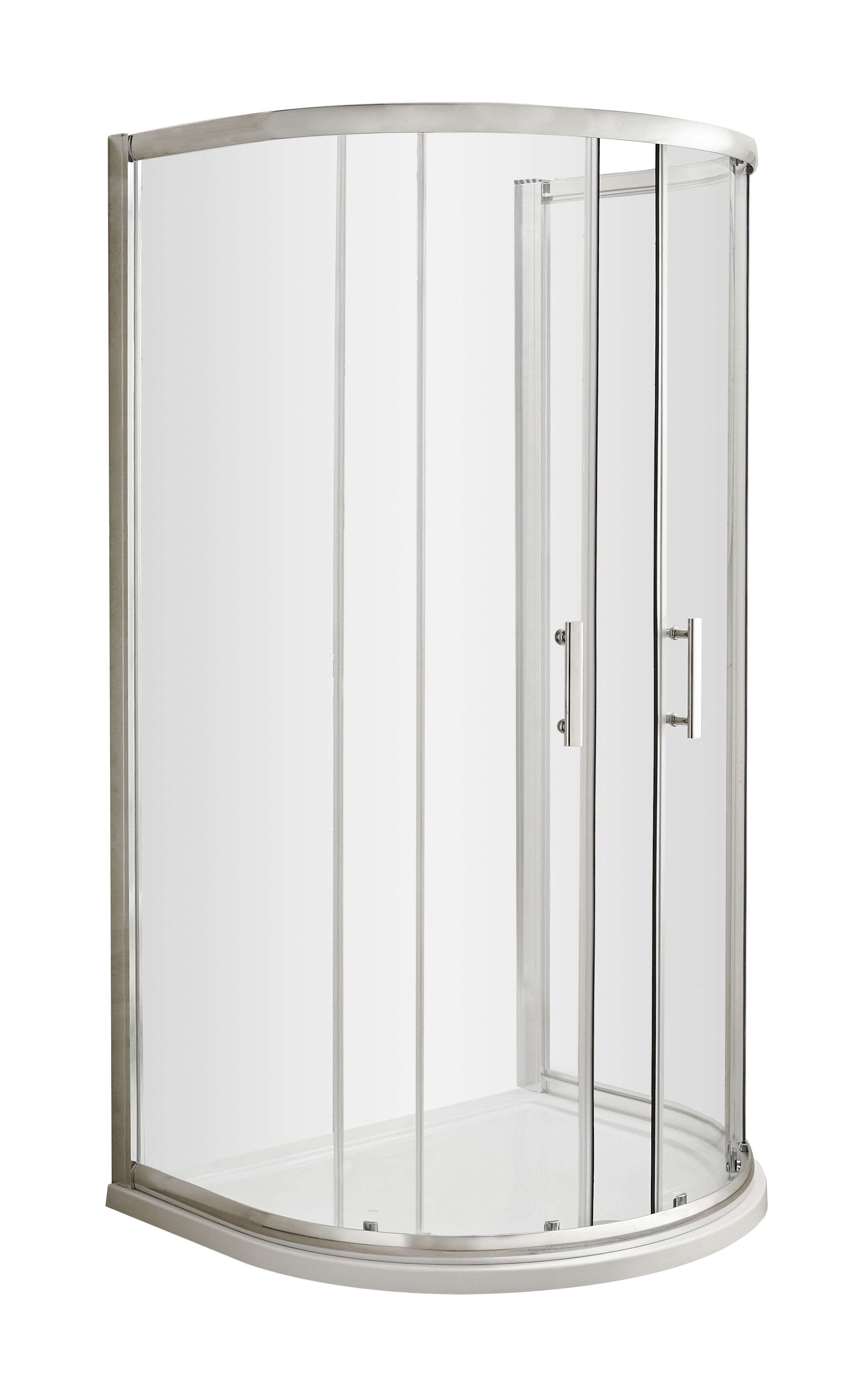Hudson Reed Pacific Chrome 1050mm D Shape Enclosure AQUD2