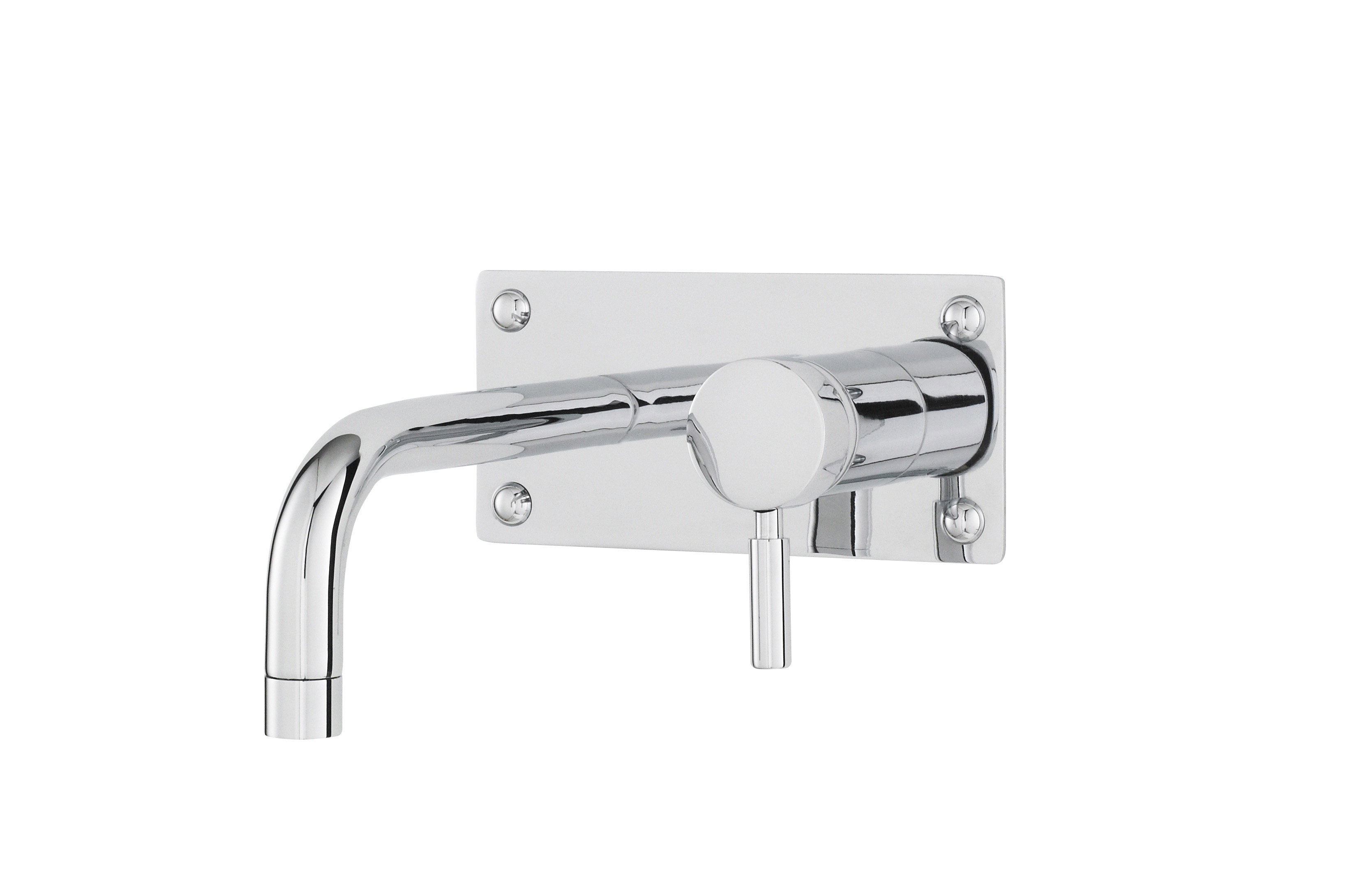 Hudson Reed Tec Single Lever Chrome Wall Mounted Basin Bath Filler PK328
