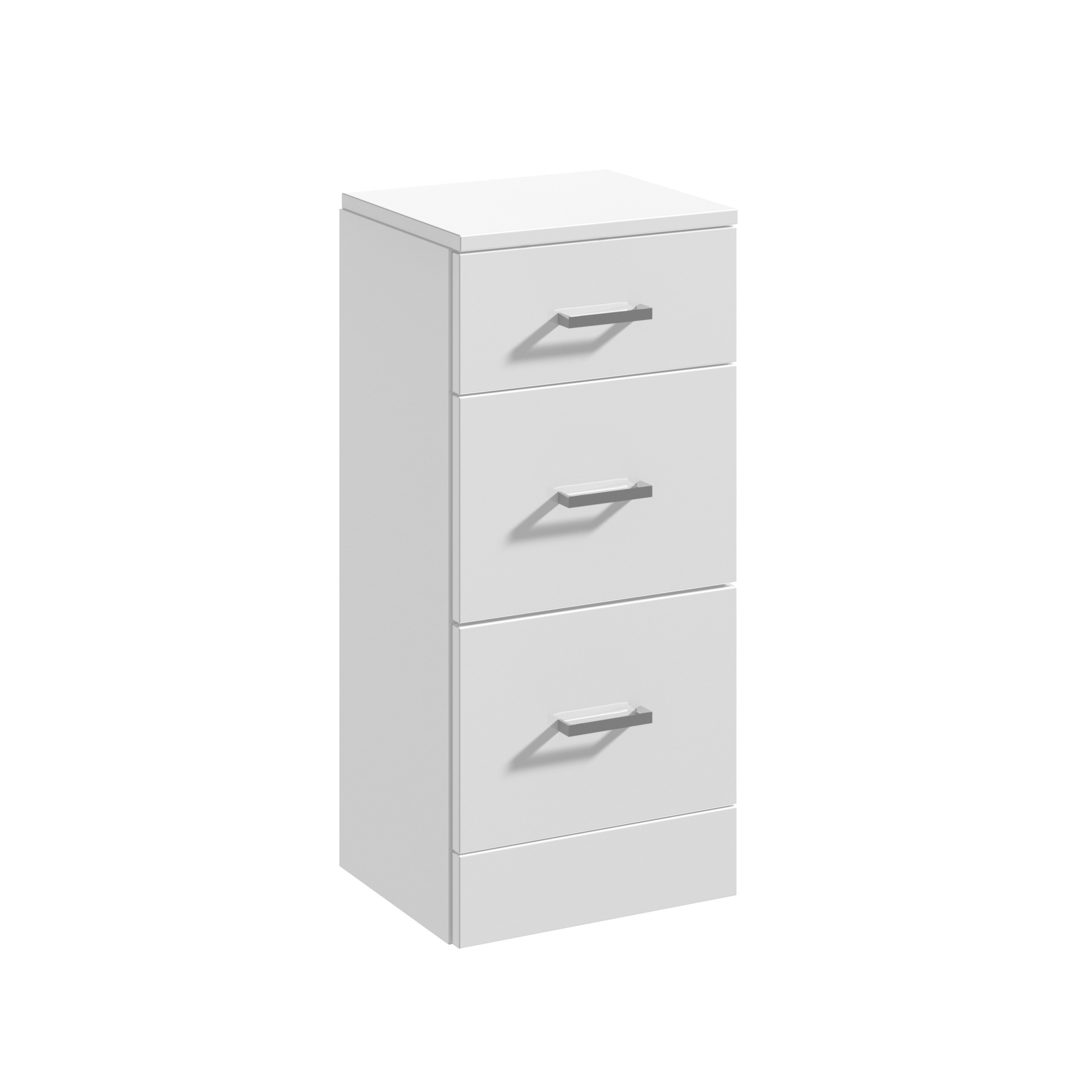 Nuie Mayford Gloss White 3 Drawer Unit PRC136