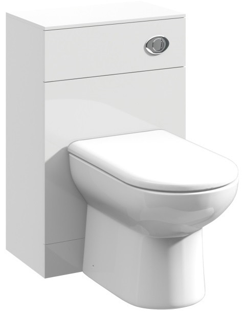 Nuie Mayford Gloss White 600mm WC Unit PRC143