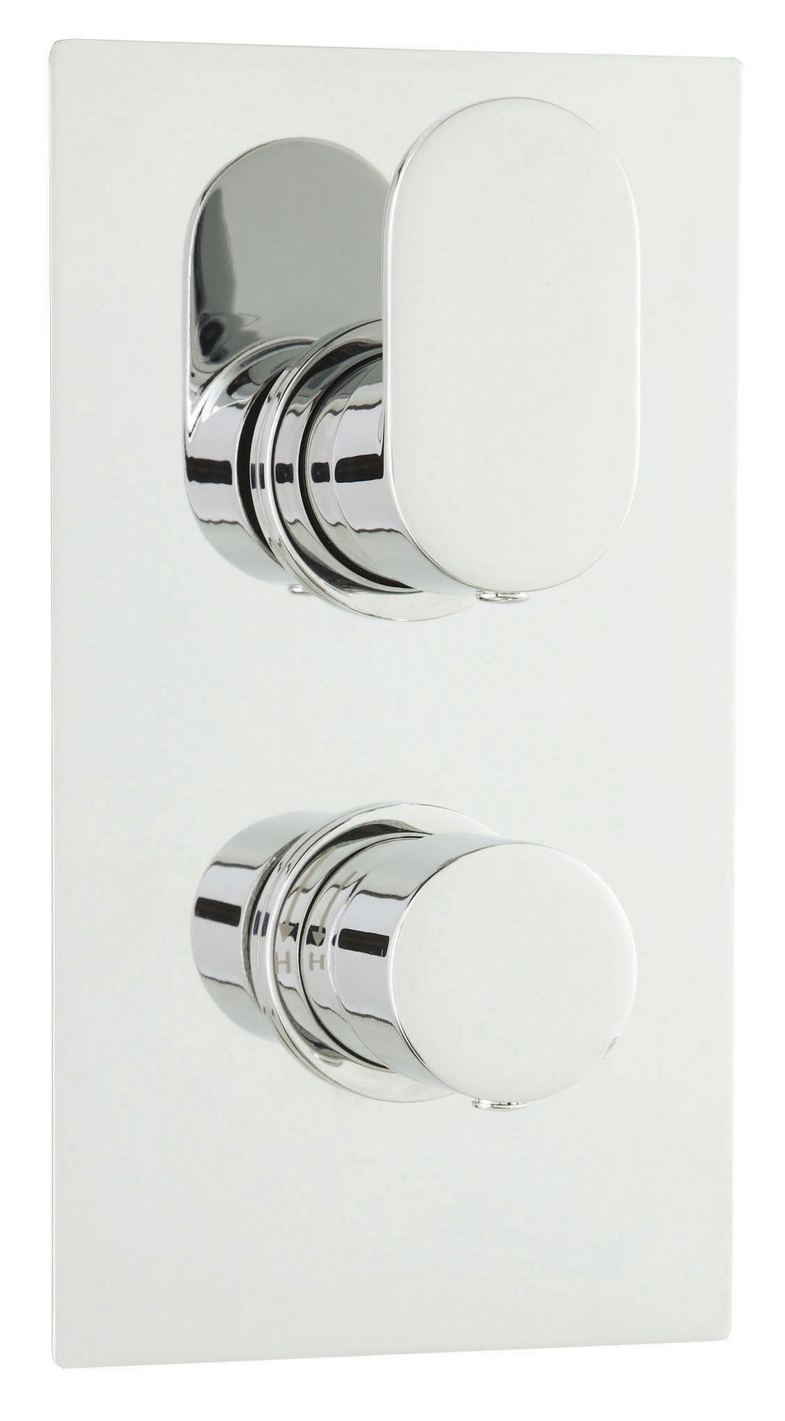 Hudson Reed Reign Chrome 2 Outlet Twin Valve with Diverter REI3607