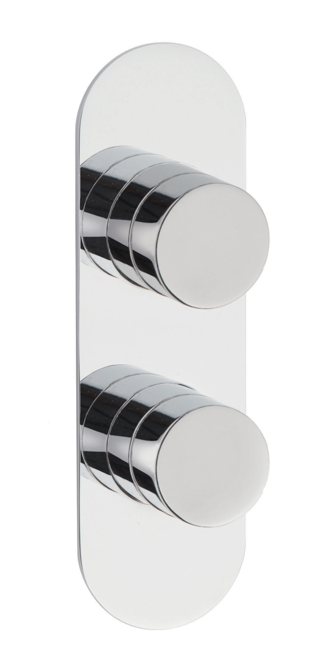Hudson Reed Indus Chrome 2 Outlet Twin Thermostatic Shower Valve with Diverter RND3207