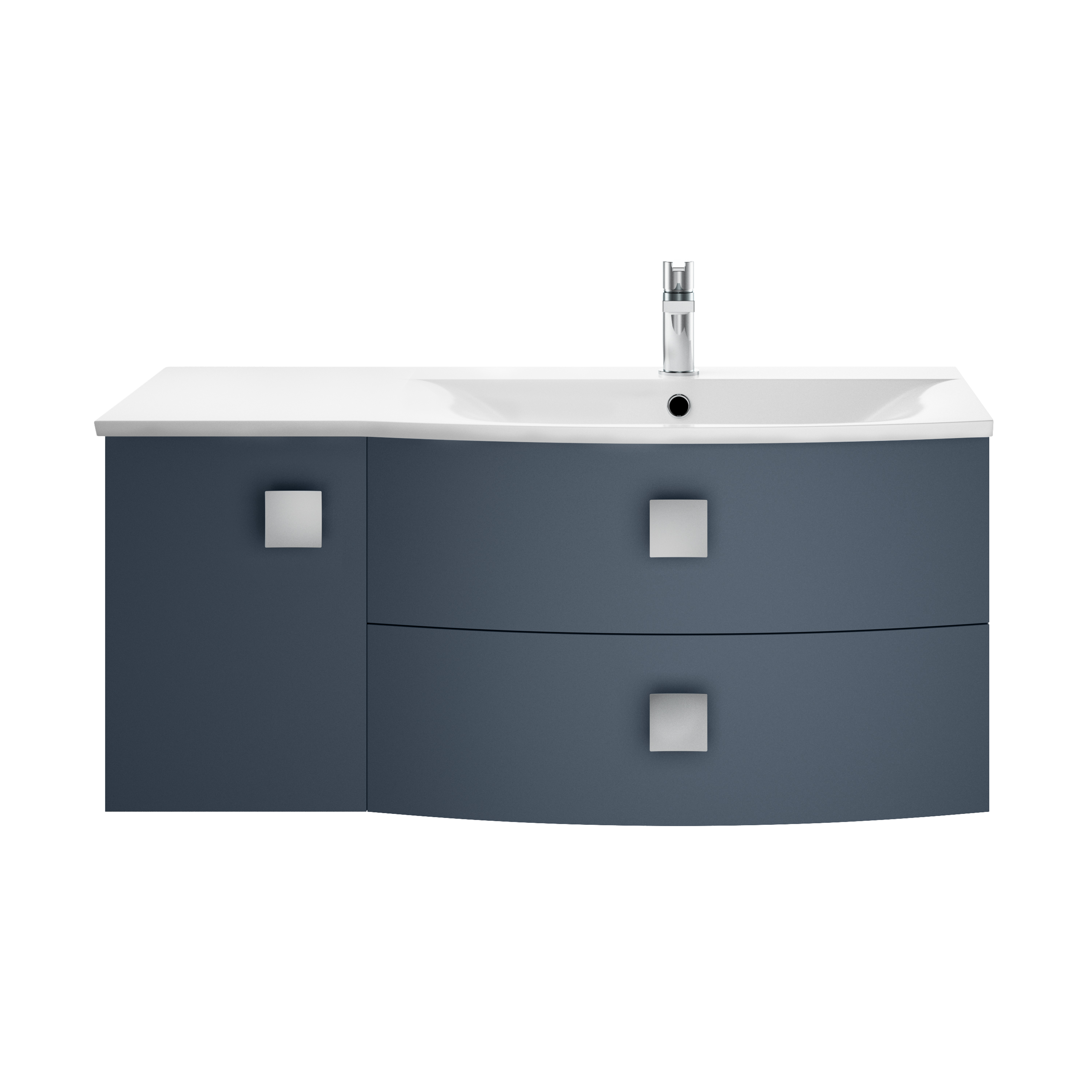 Hudson Reed Sarenna Mineral Blue 1000mm Vanity Unit and Basin Right Hand SAR302R