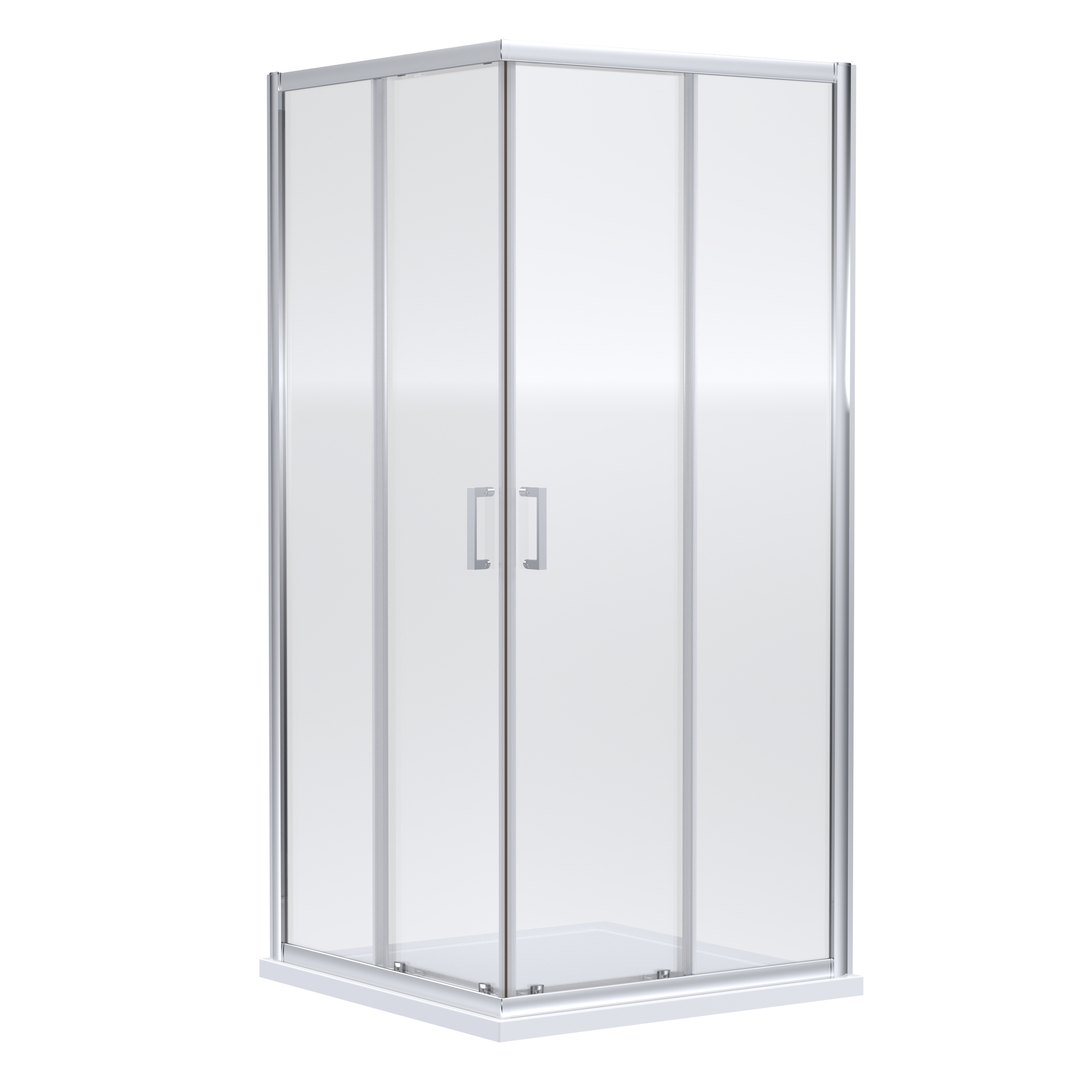 Nuie Rene Chrome 1900 x 800mm Corner Entry Shower Enclosure SMCE80 E6