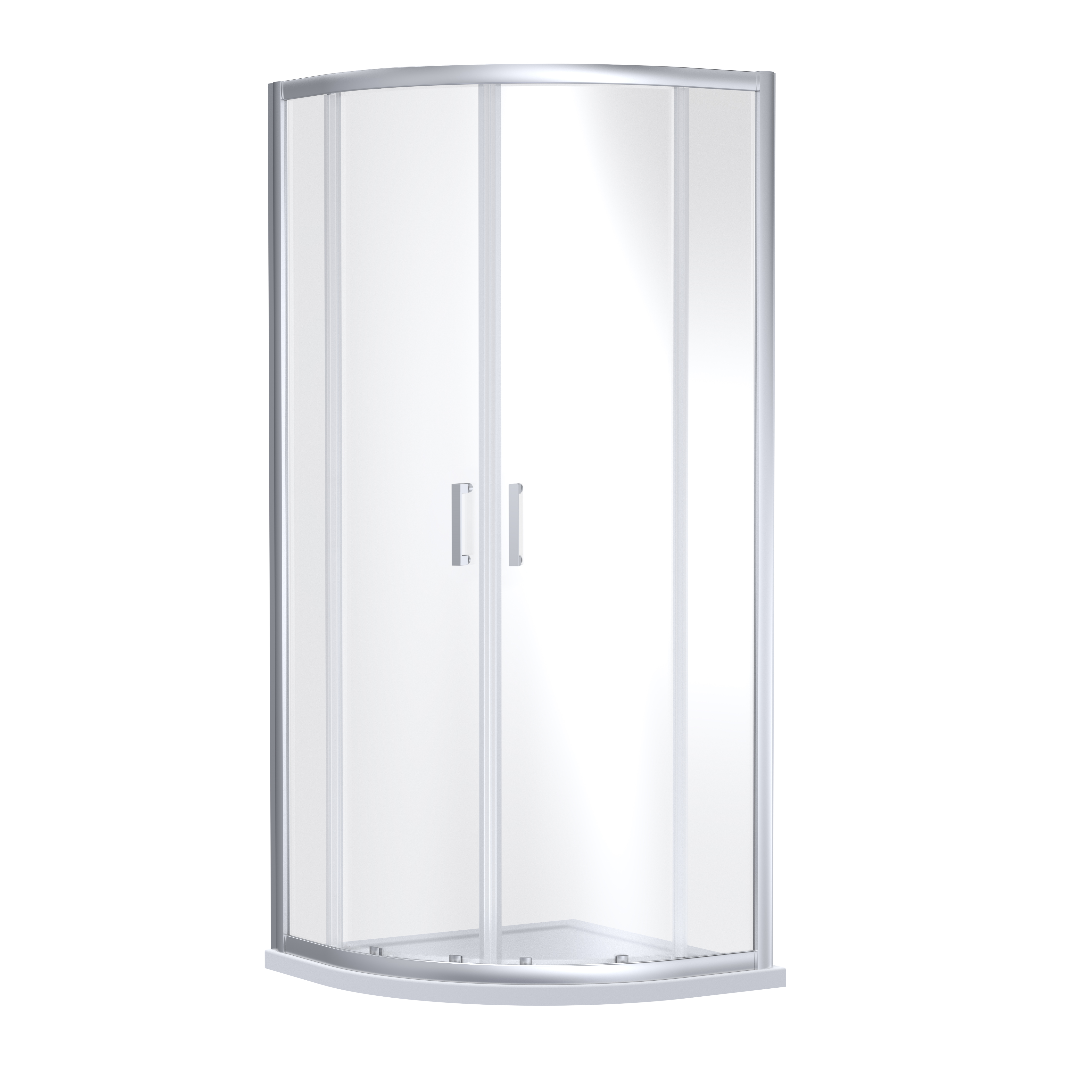 Nuie Rene Chrome 1900 x 800 800mm Quadrant Shower Enclosure SMQU8 E6