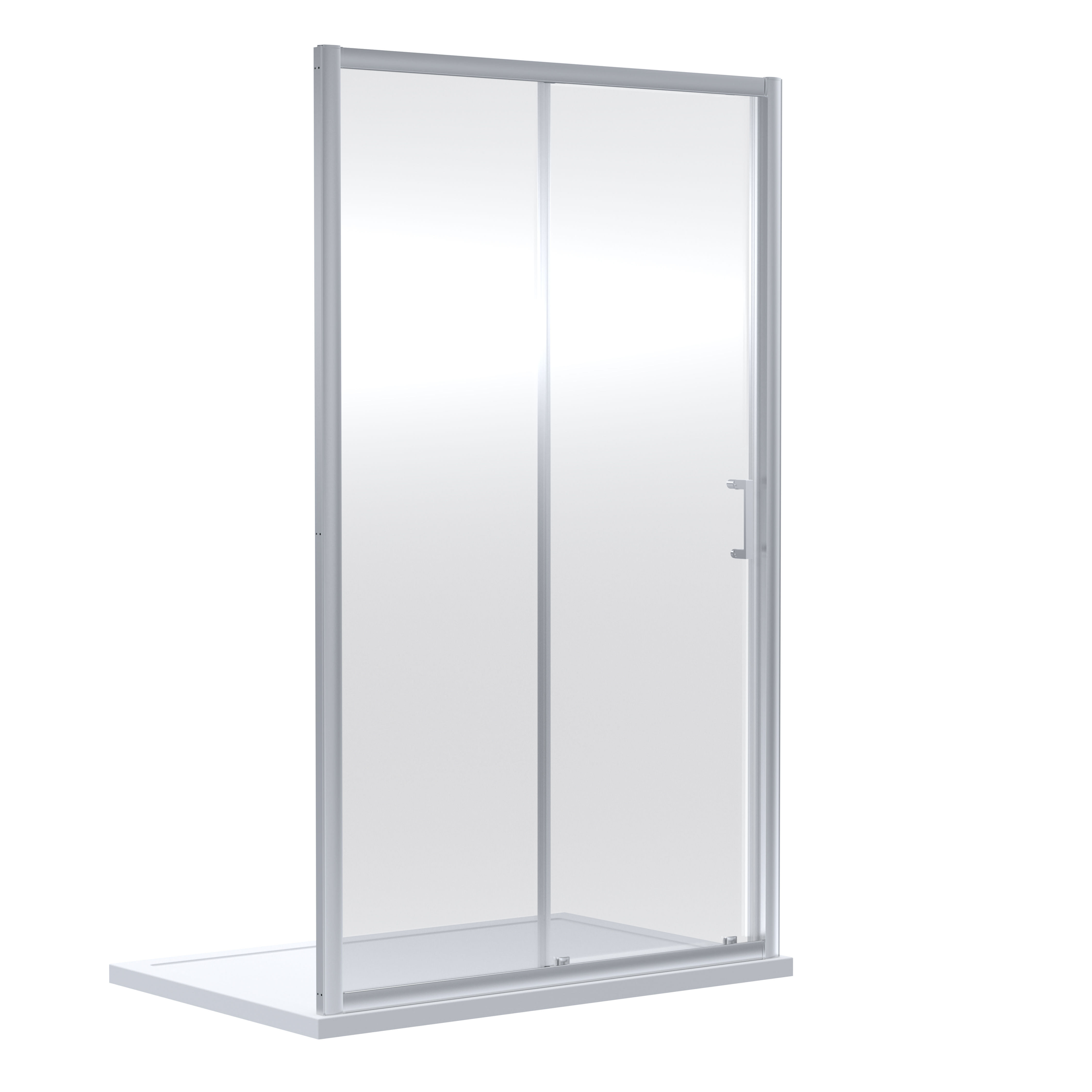 Nuie Rene Chrome 1900 x 1100mm Sliding Shower Door SMSL11 E6