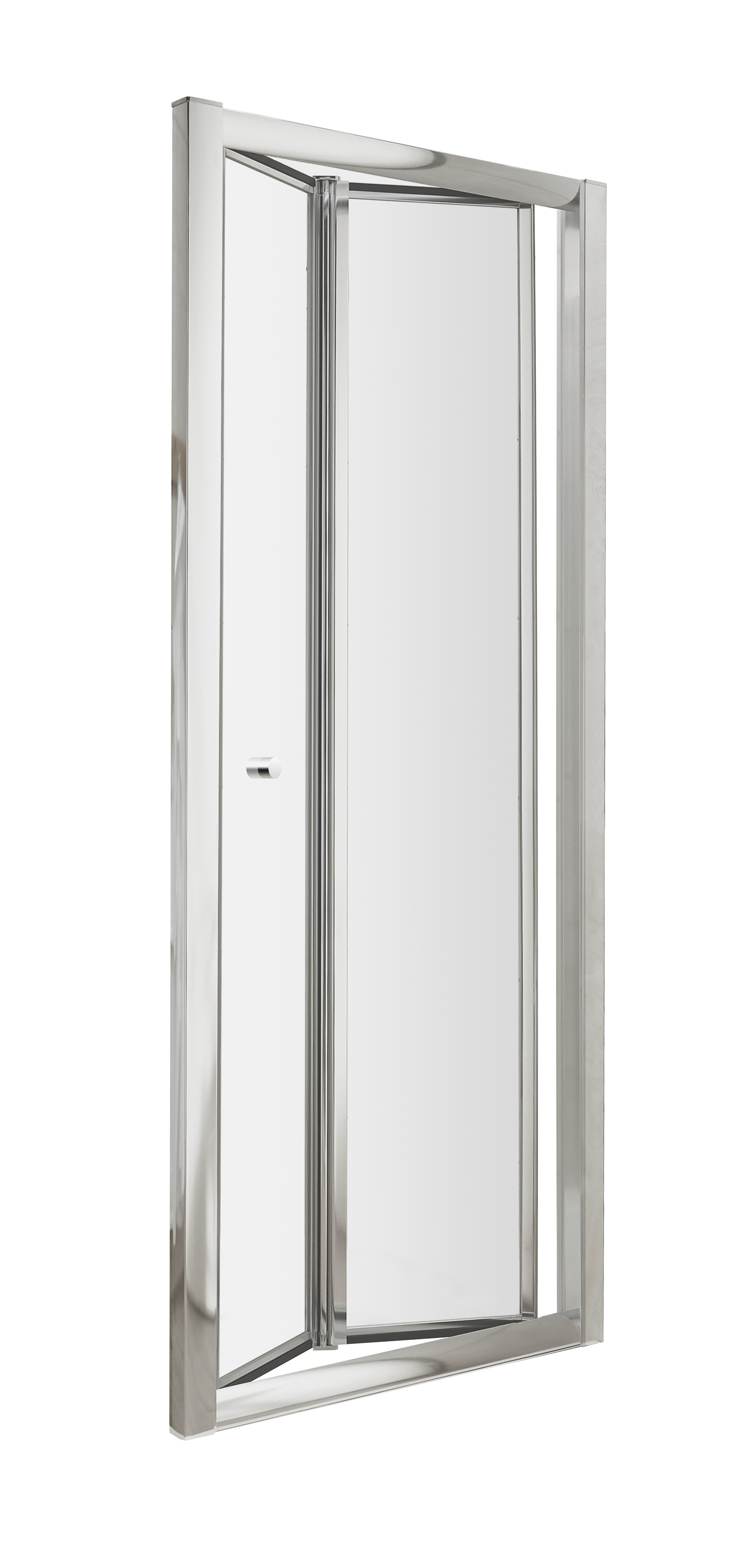 Nuie Ella Chrome 1850 x 760mm Bi folding Shower Door SQBD76 E5