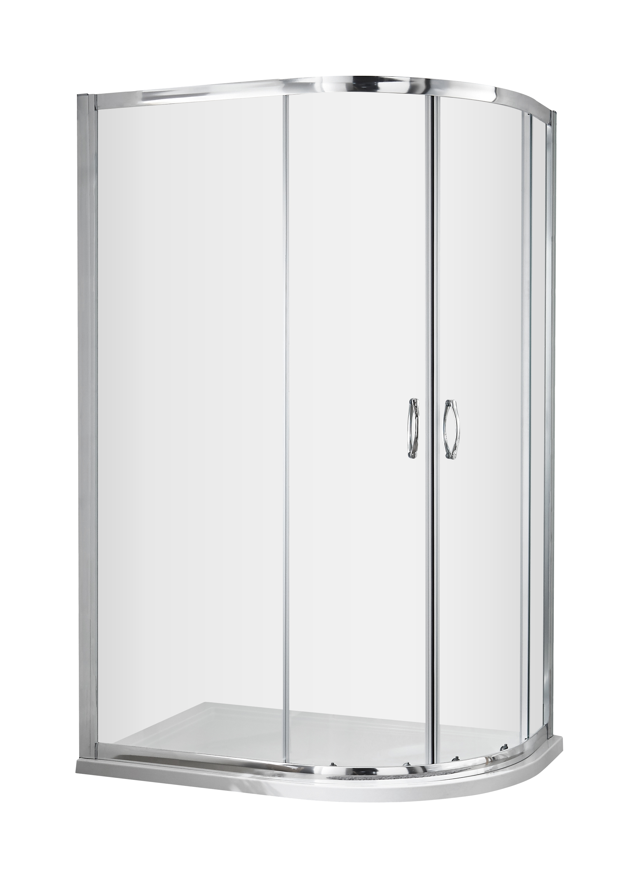 Nuie Ella Chrome 1850 x 1200 900mm Offset Quadrant Enclosure SQU129 E5