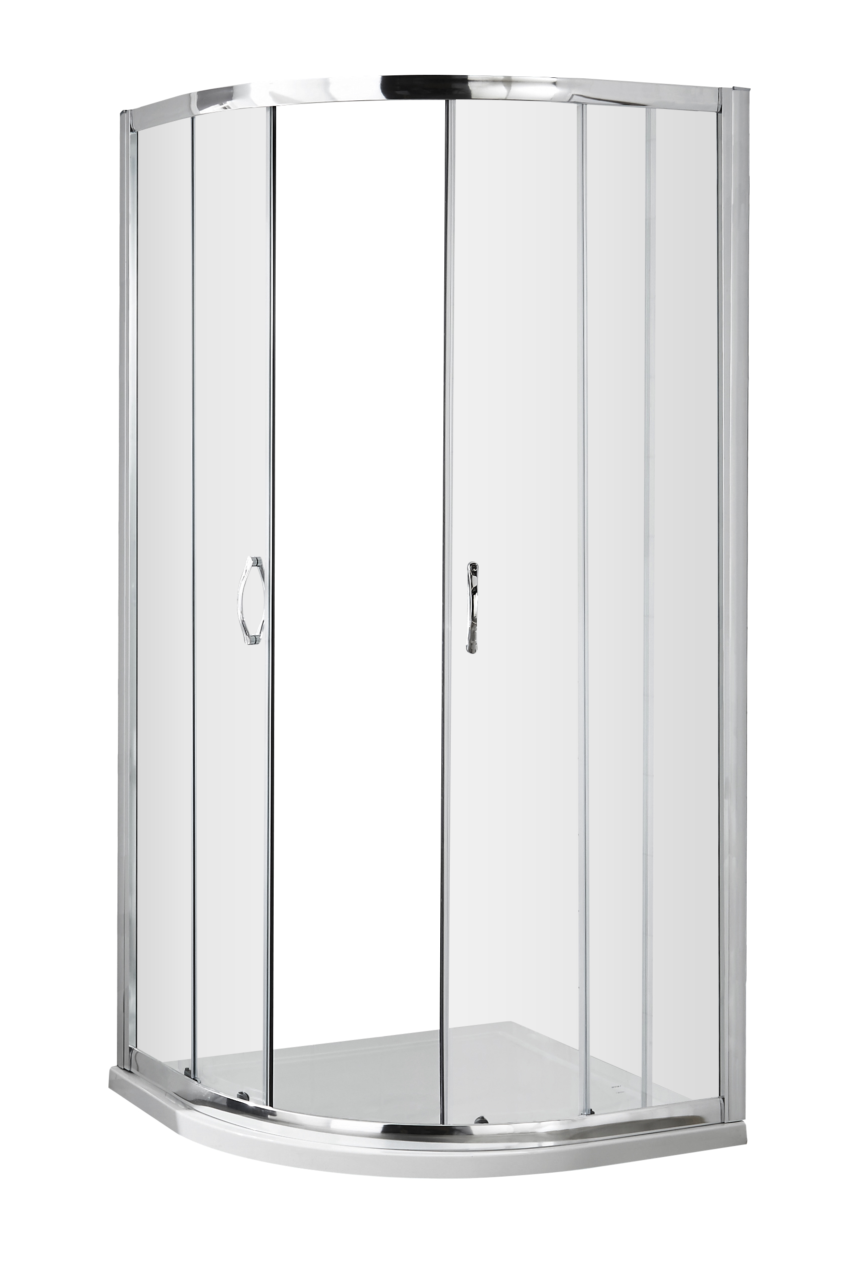 Nuie Ella Chrome 1850 x 900mm Quadrant Shower Enclosure SQU9 E5