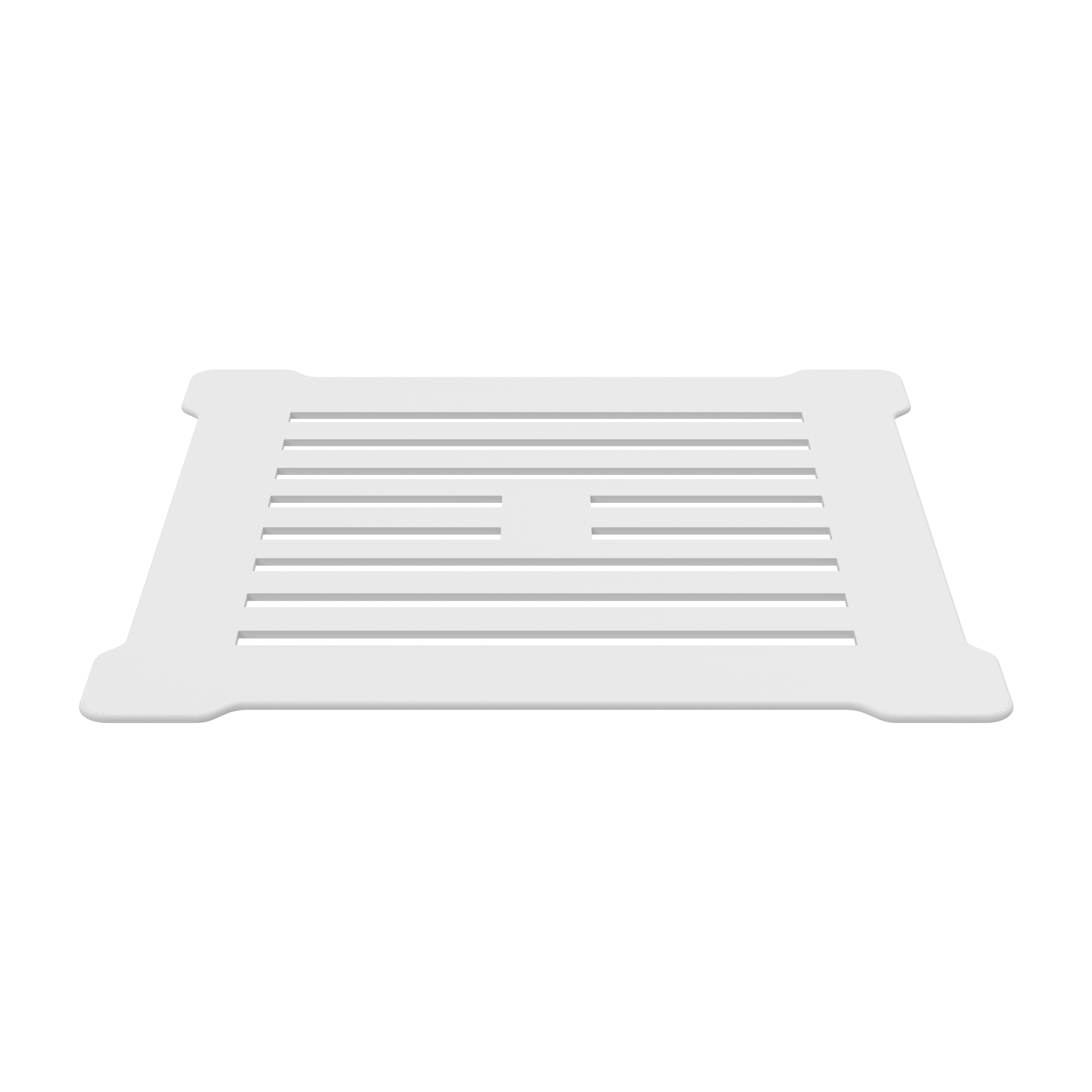 Hudson Reed Nuie Shower Tray Waste Matt White Square with Top STW004S