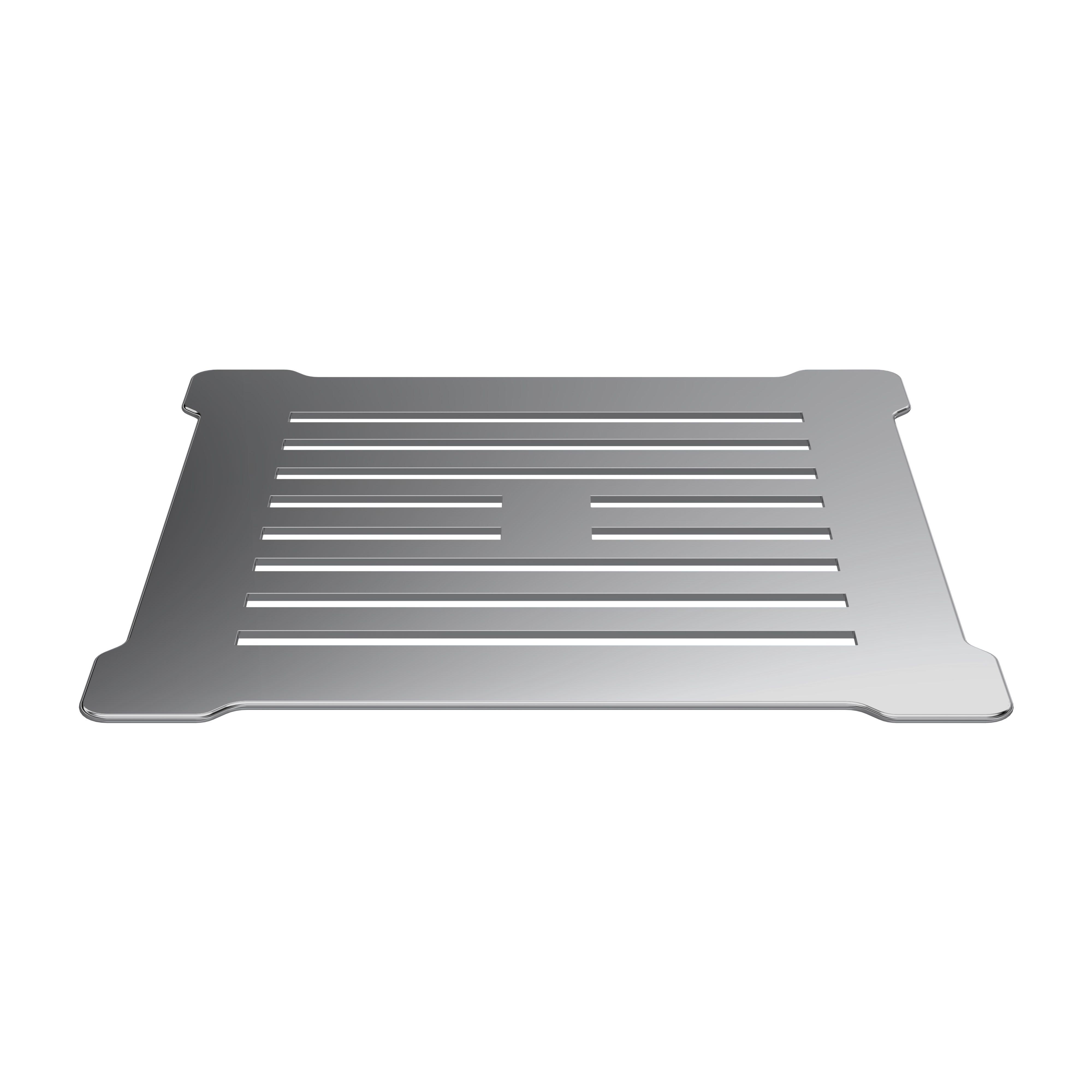 Hudson Reed Nuie Shower Tray Waste Black Chrome Square with Top STW007S