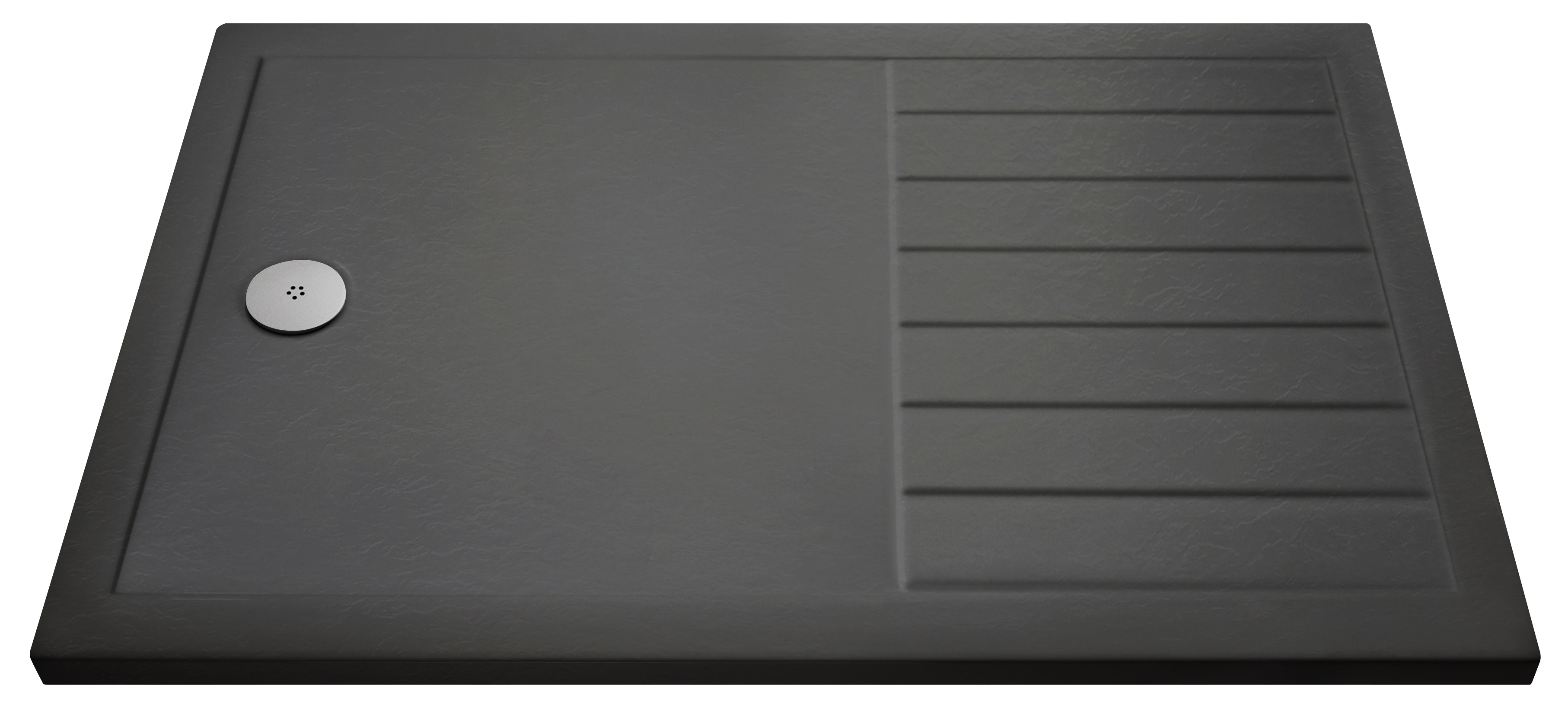 Hudson Reed Nuie Wetroom Shower Tray Grey Slate Rectangular 1700 x 700mm TR711770
