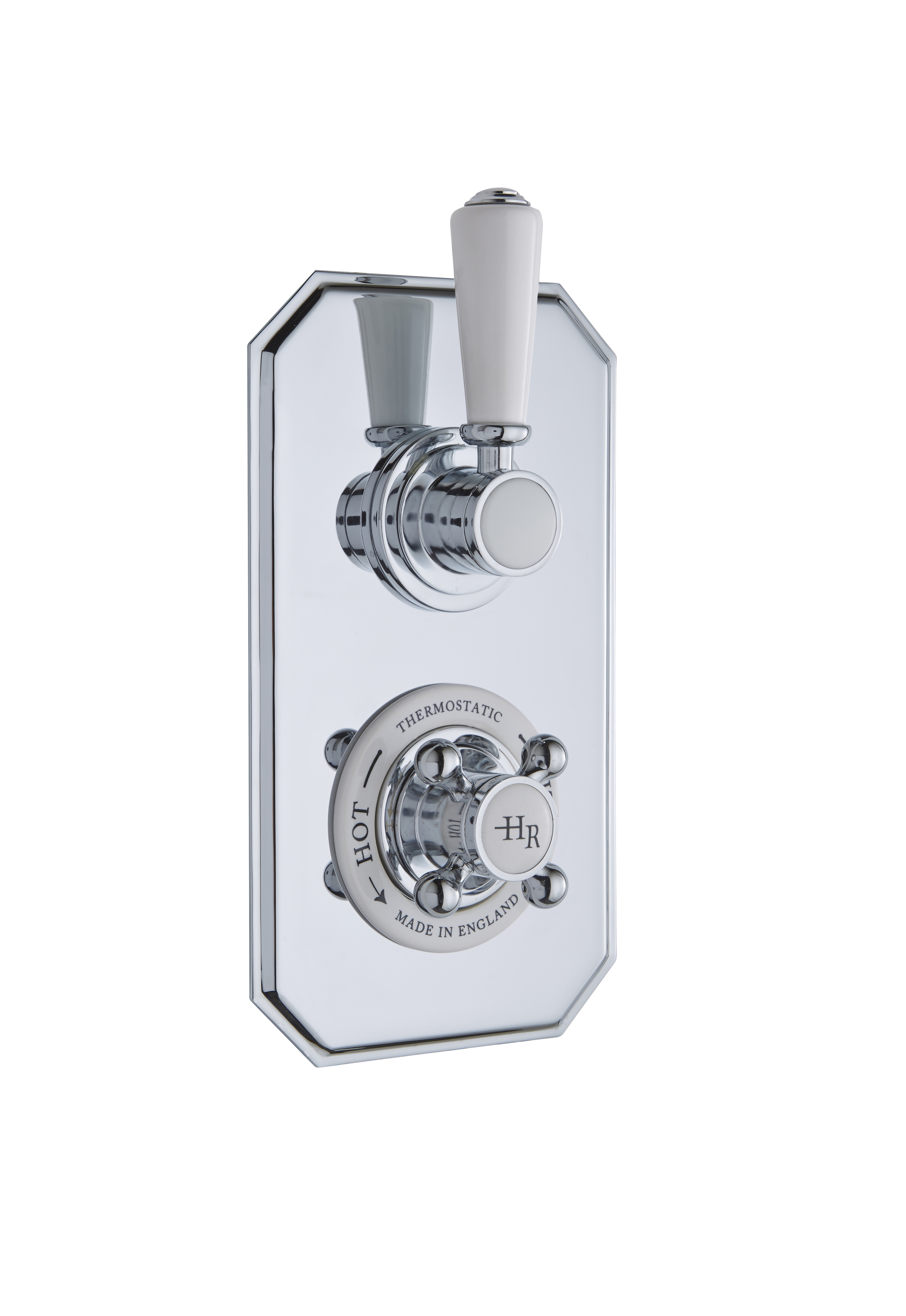 Hudson Reed Topaz Chrome 1 Outlet Twin Thermostatic Shower Valve TSVT002