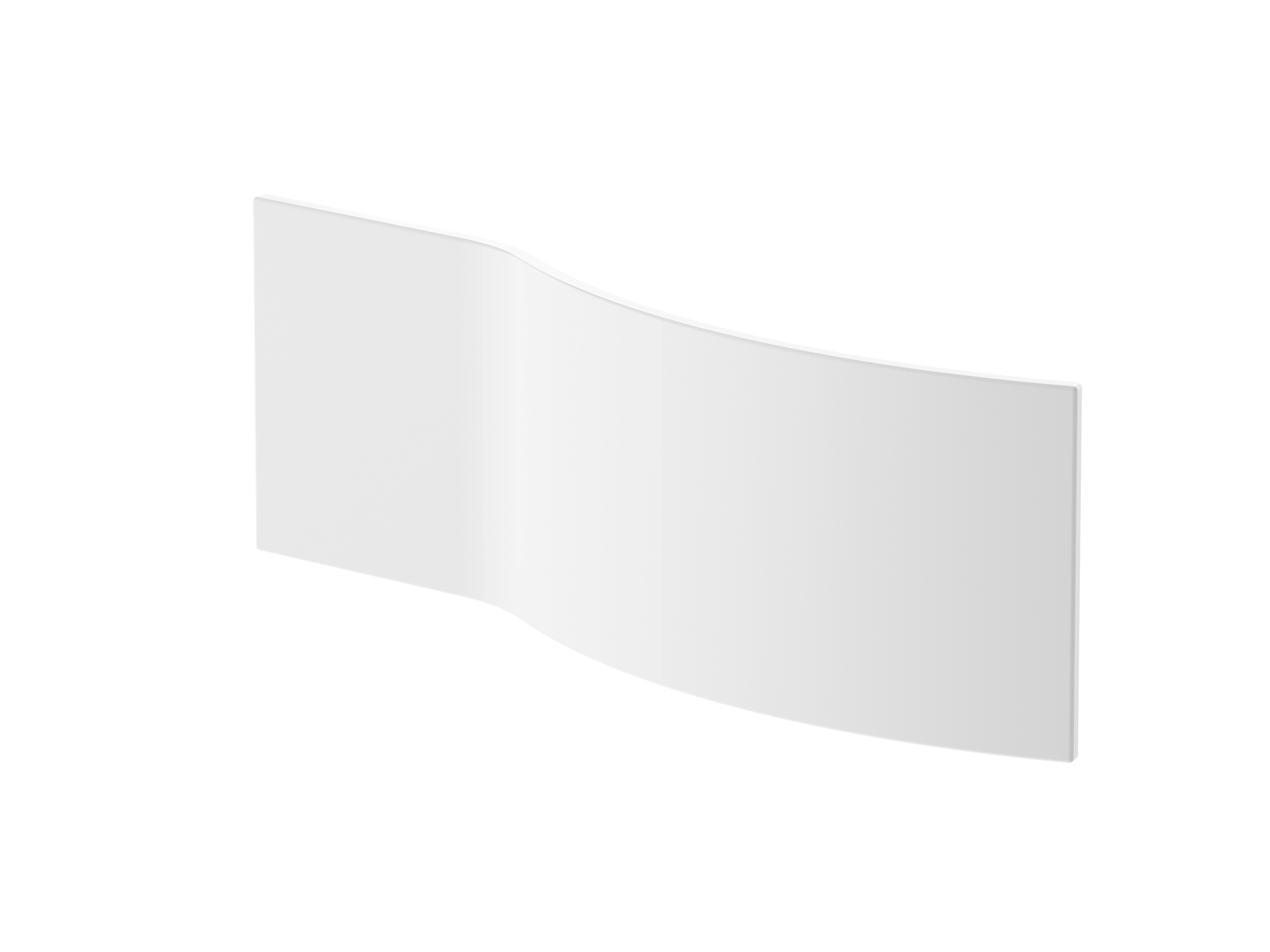 Nuie White 1500mm B Shaped Front Panel WBB202