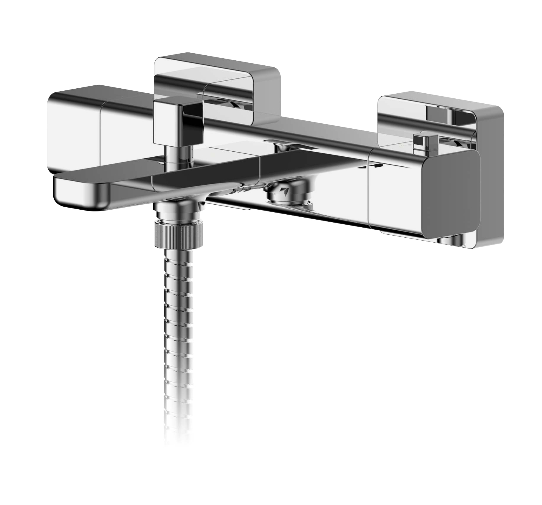 Nuie Windon Chrome Wall Mounted Thermostatic Bath Shower Mixer WIN005