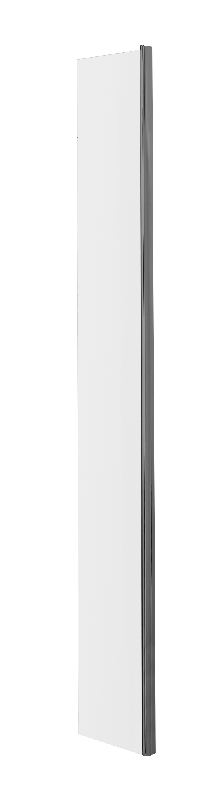 Nuie Brushed Pewter 215mm Wetroom Deflector Screen WRS025GM