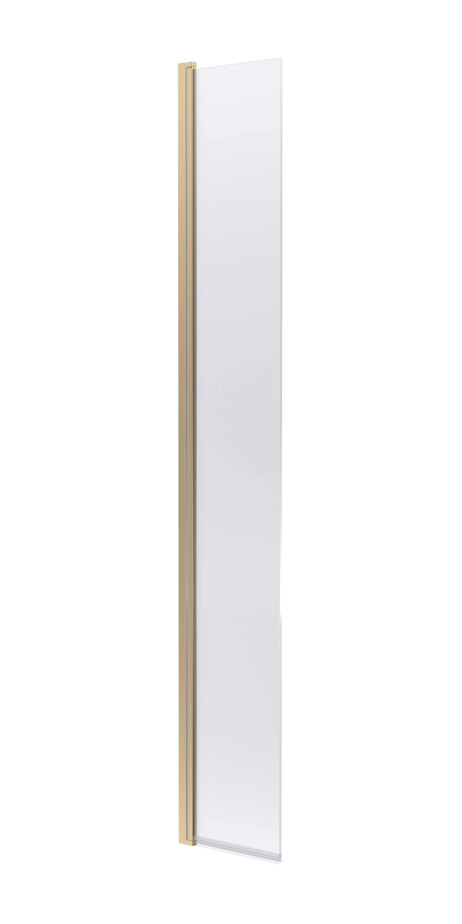 Nuie Brushed Brass 300mm Hinged Deflector Panel WRSCBB030HC