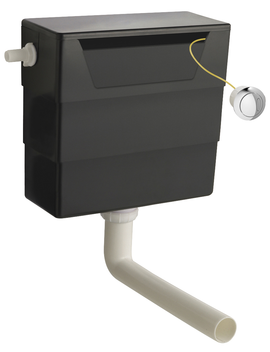Hudson Reed Nuie Chrome Dual Flush Concealed Cistern XTY006