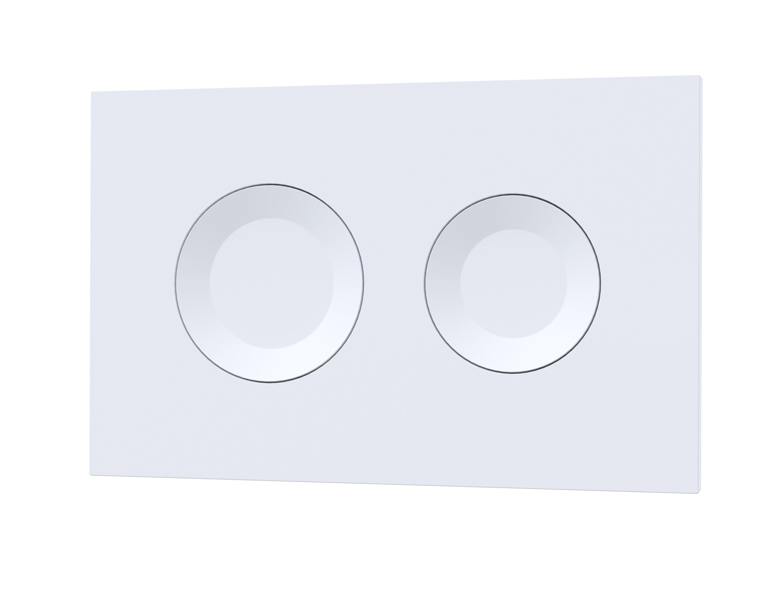 Hudson Reed Nuie White Round Dual Flush Push Button XTY009PR1