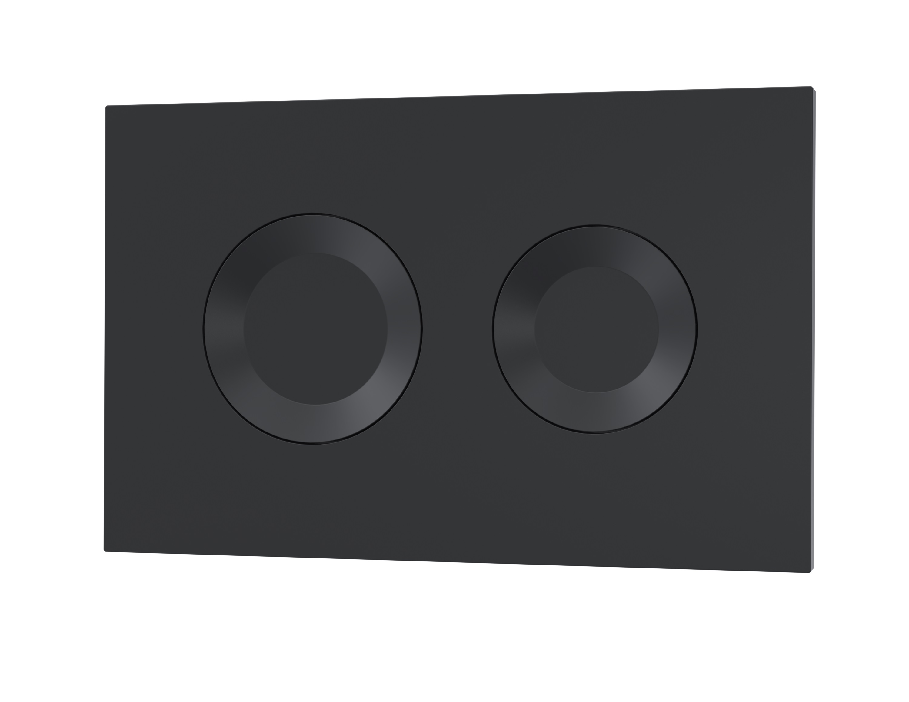 Hudson Reed Nuie Black Round Dual Flush Push Button XTY009PR4